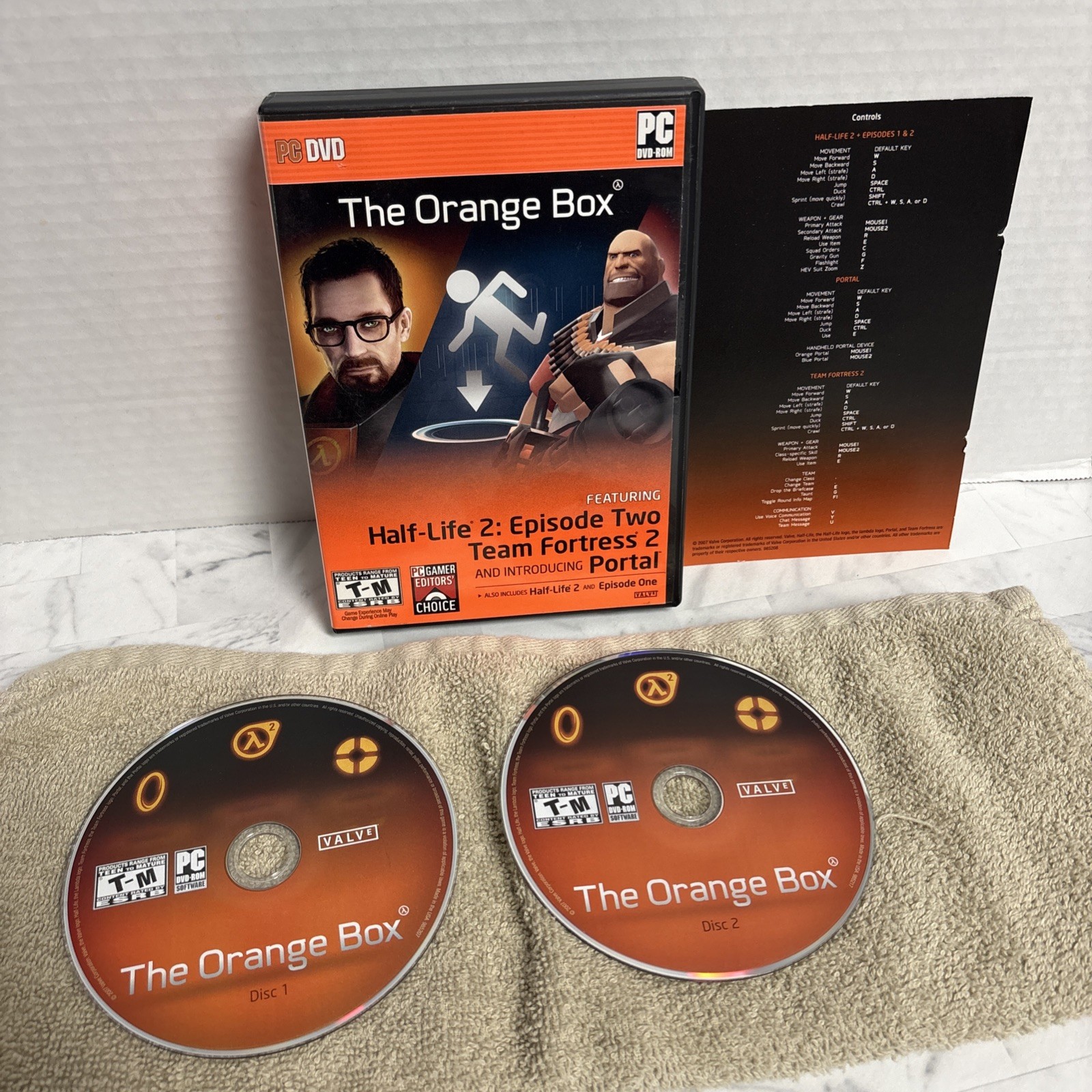 The Orange Box – Half-Life 2 – Team Fortress 2 – Portal – PC DVD-Rom Game – 2007