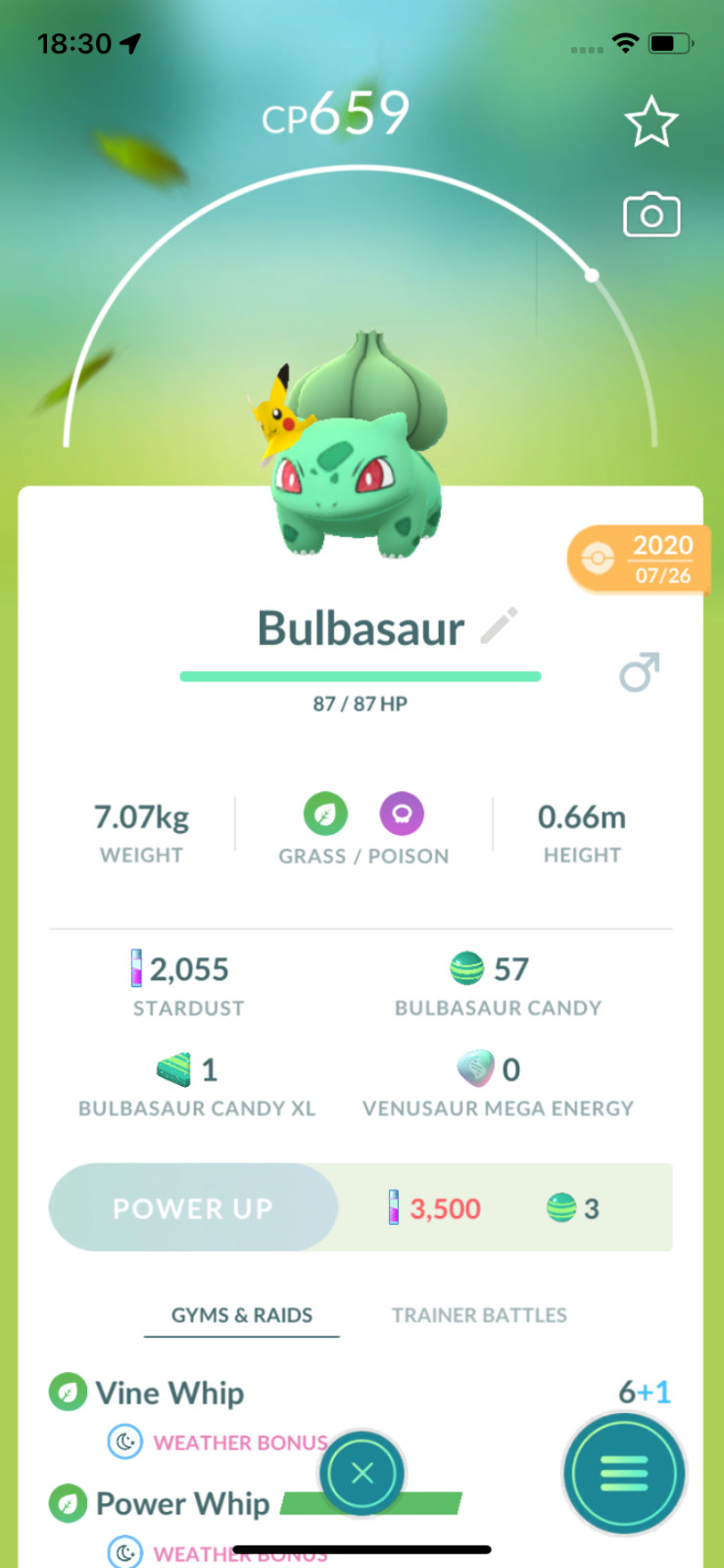 Bulbasaur Visor GO Fest 2020 Guaranteed Lucky Same Day Shippment or Next Day