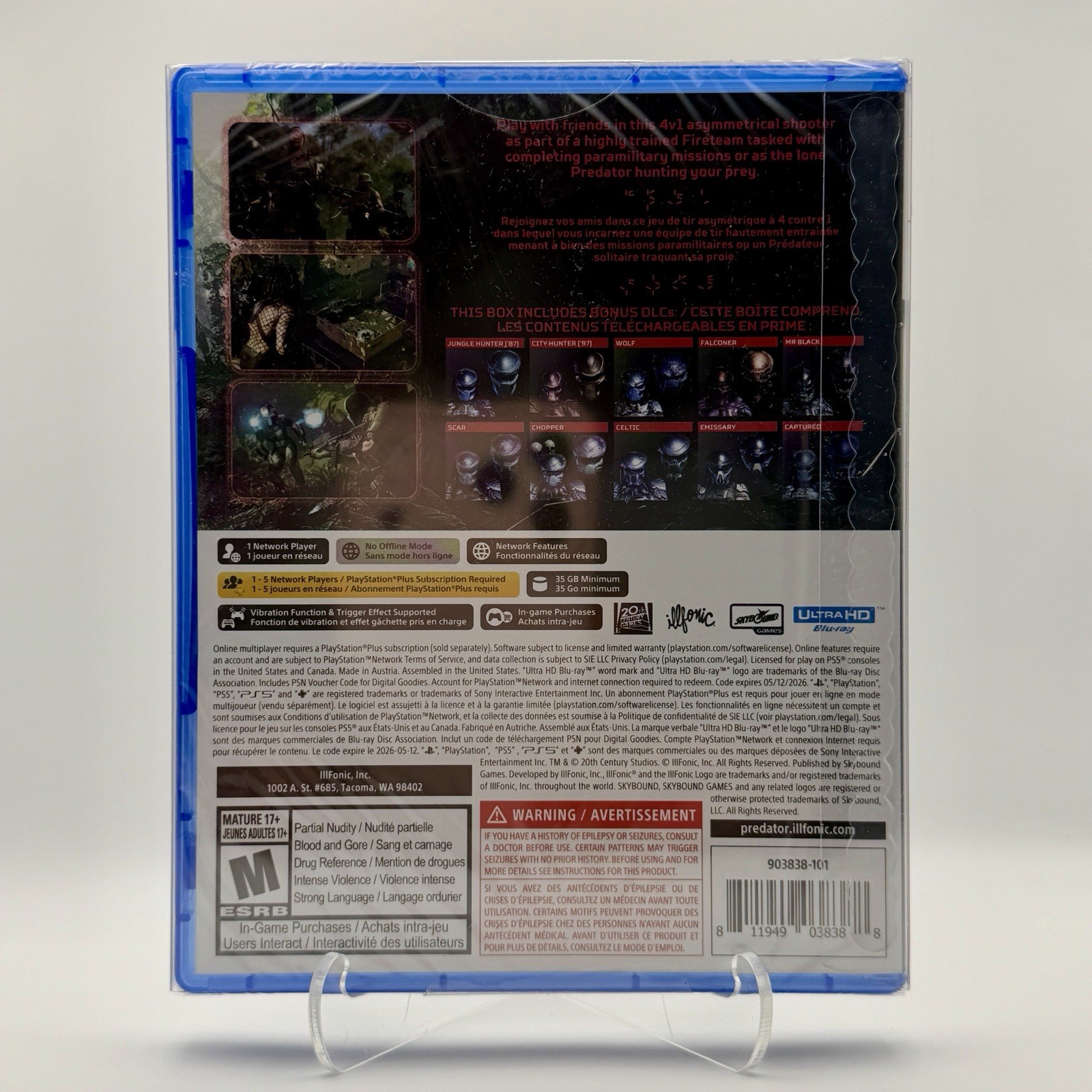 IllFonic Predator: Hunting Grounds – PS5 (BRAND NEW)
