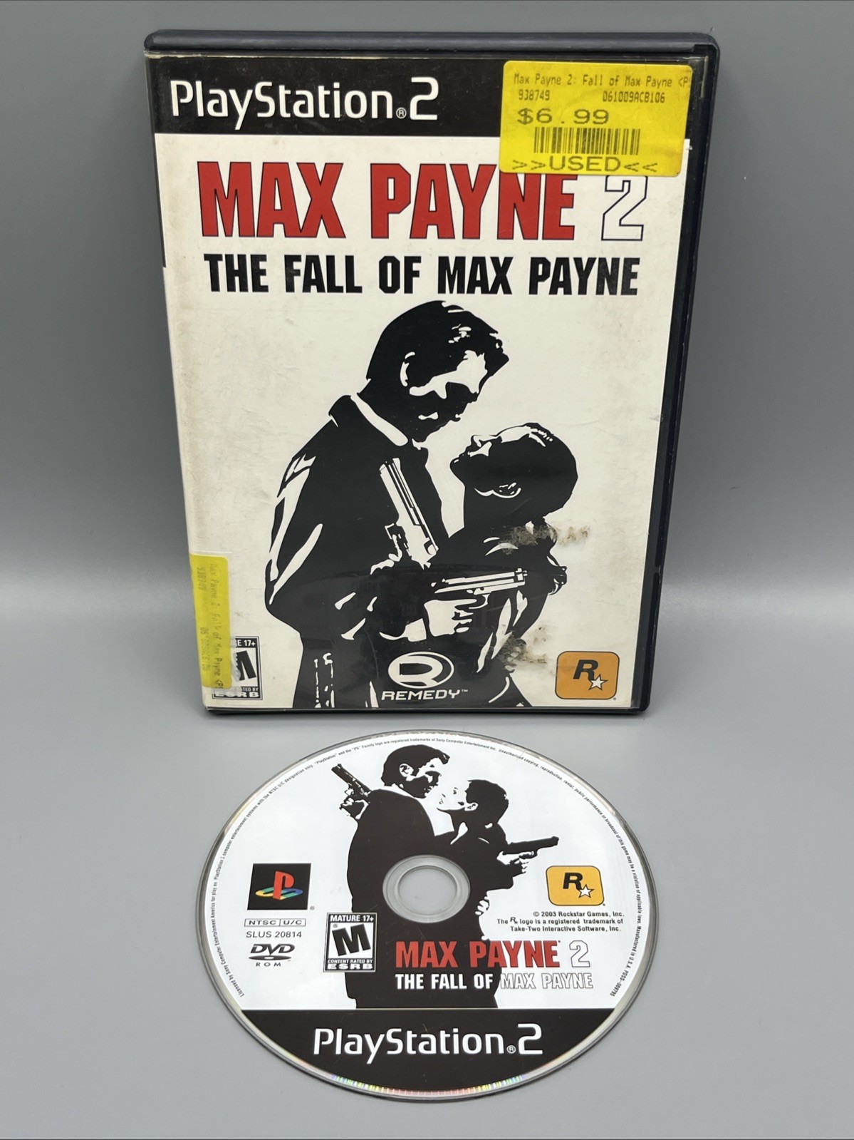 Max Payne 2 The Fall of Max Payne (Sony PlayStation 2, 2003) No Manual