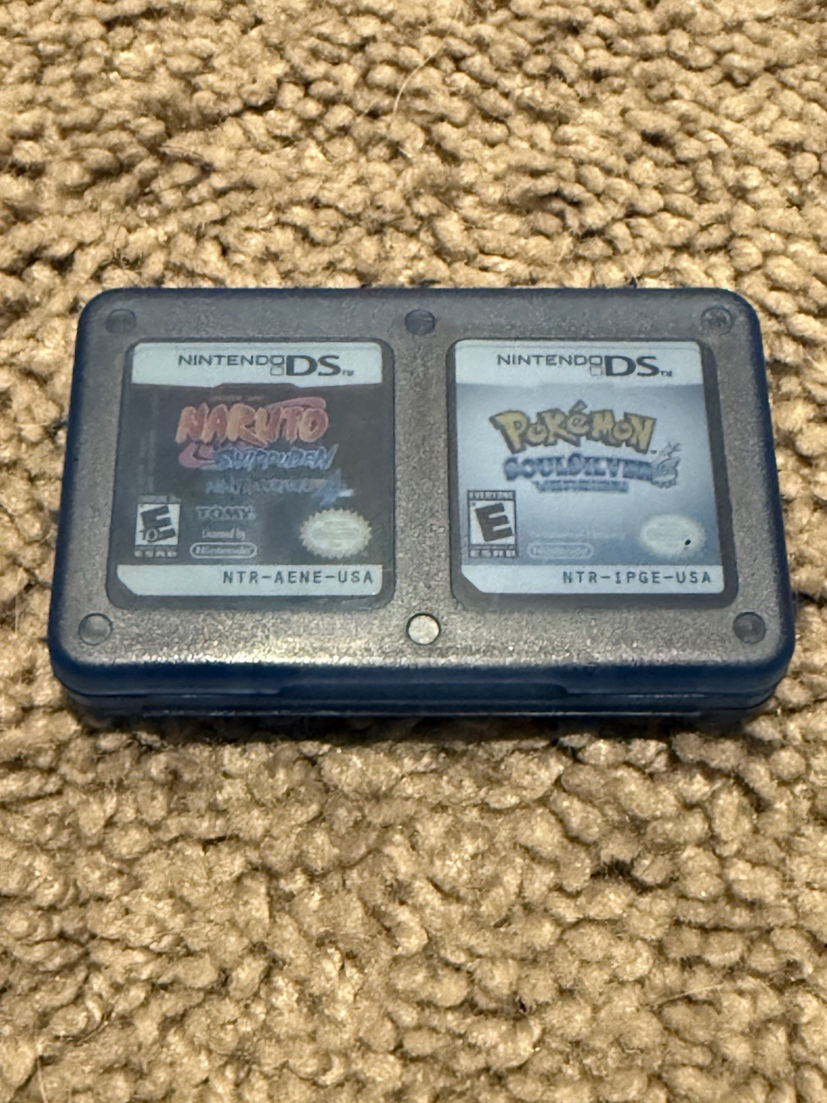 Pokemon: SoulSilver Version + Naruto Shippuden: Ninja Council 4 Nintendo DS
