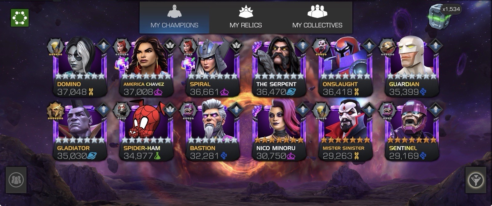 Marvel Contest of Champions MCOC Account