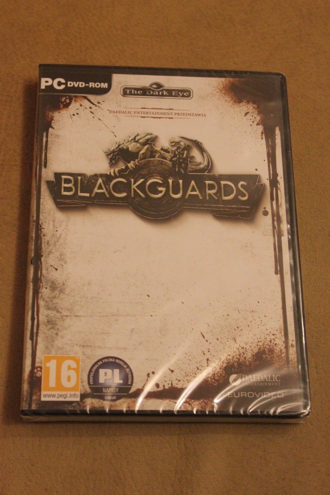 Blackguards 1 PC DVD Polish New Sealed Poland