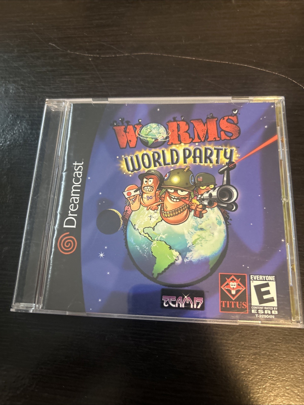 Worms World Party Sega Dreamcast CIB Complete Disc Case Manual Tested Works