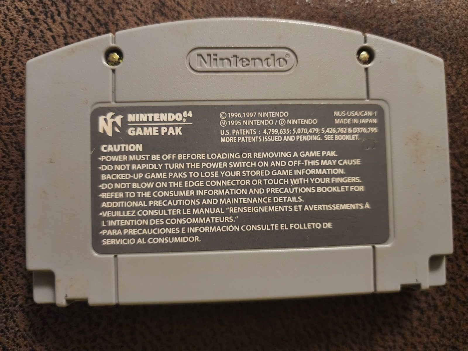 mega man 64 authentic, tested and working