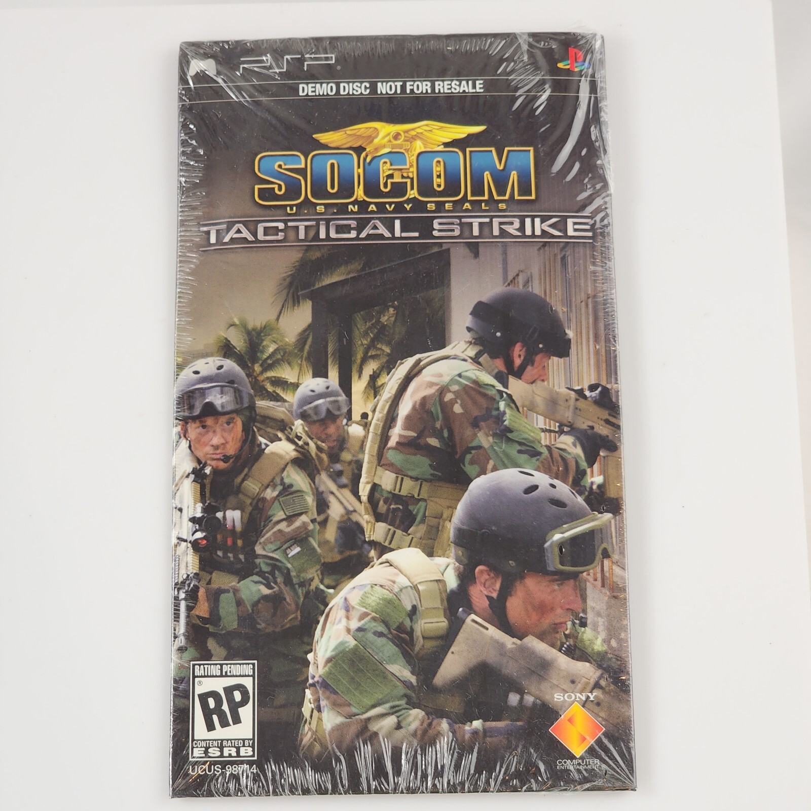 Socom U.S Navy Seals Tactical Strike DEMO SEALED Sony PSP PlayStation Portable