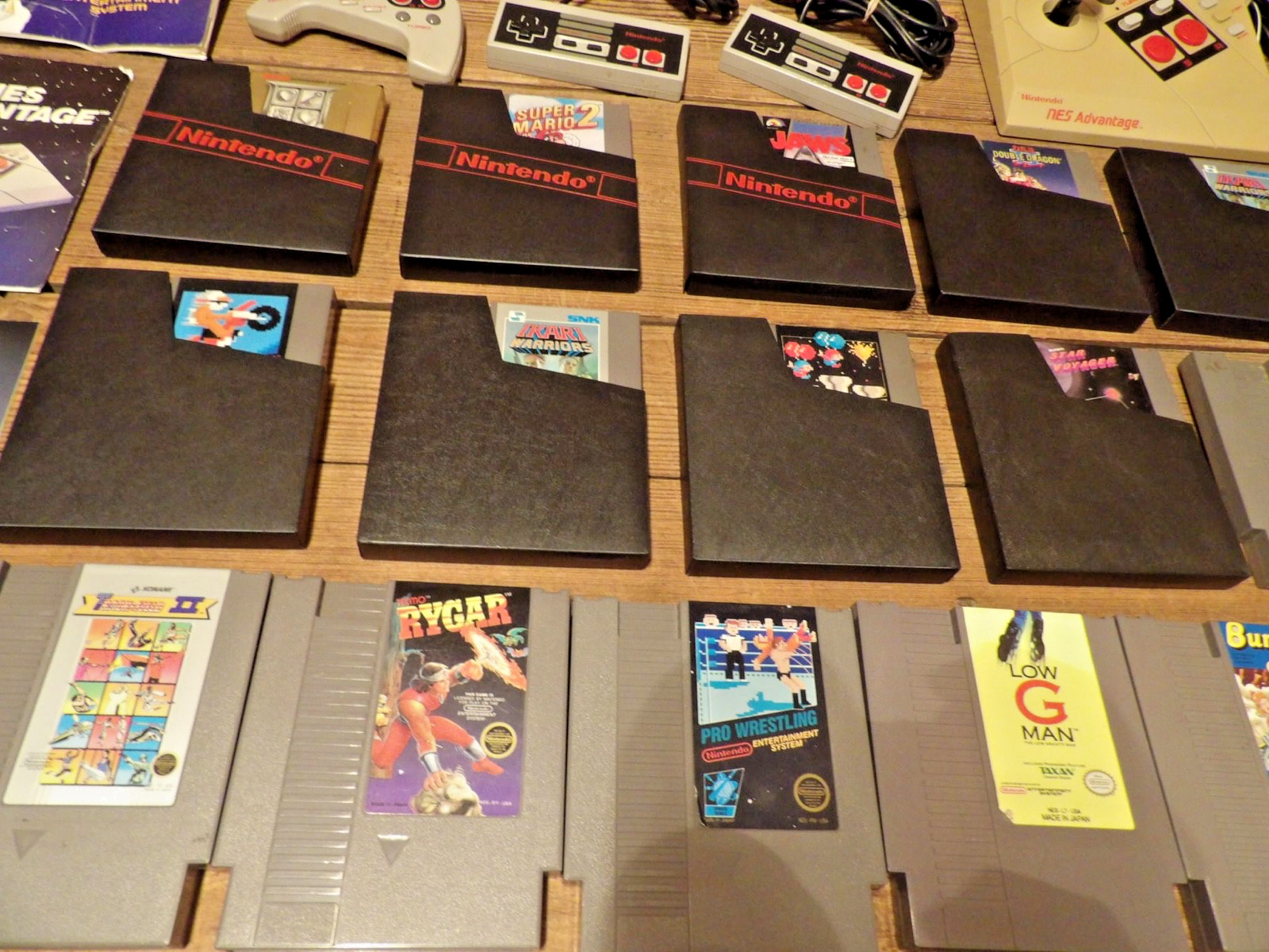Vintage LOT Nintendo Games With Controllers & Misc. – 19 Games ALL Work!