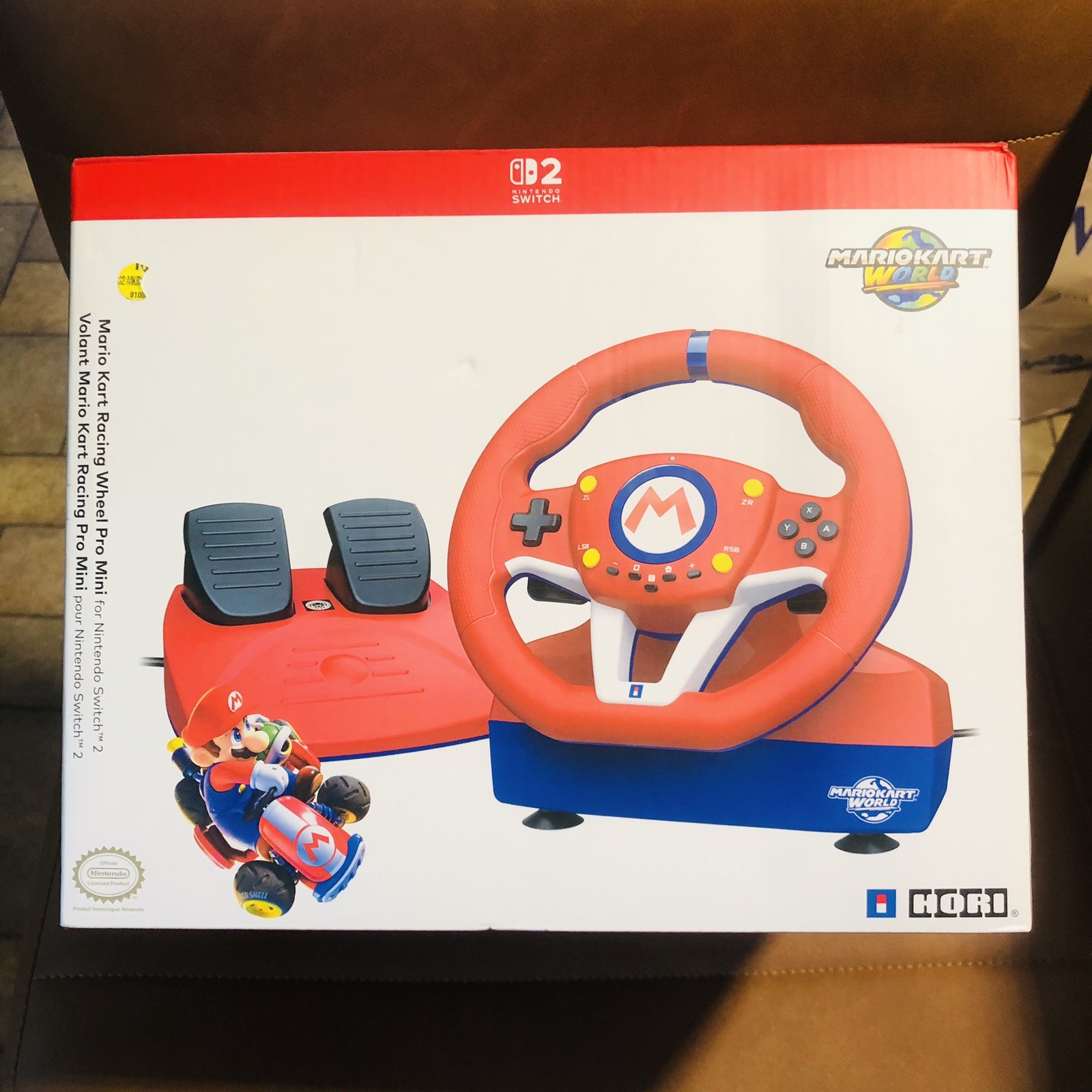 Nintendo Switch 2 Mario Kart Racing Wheel Pro Mini HORI NEW