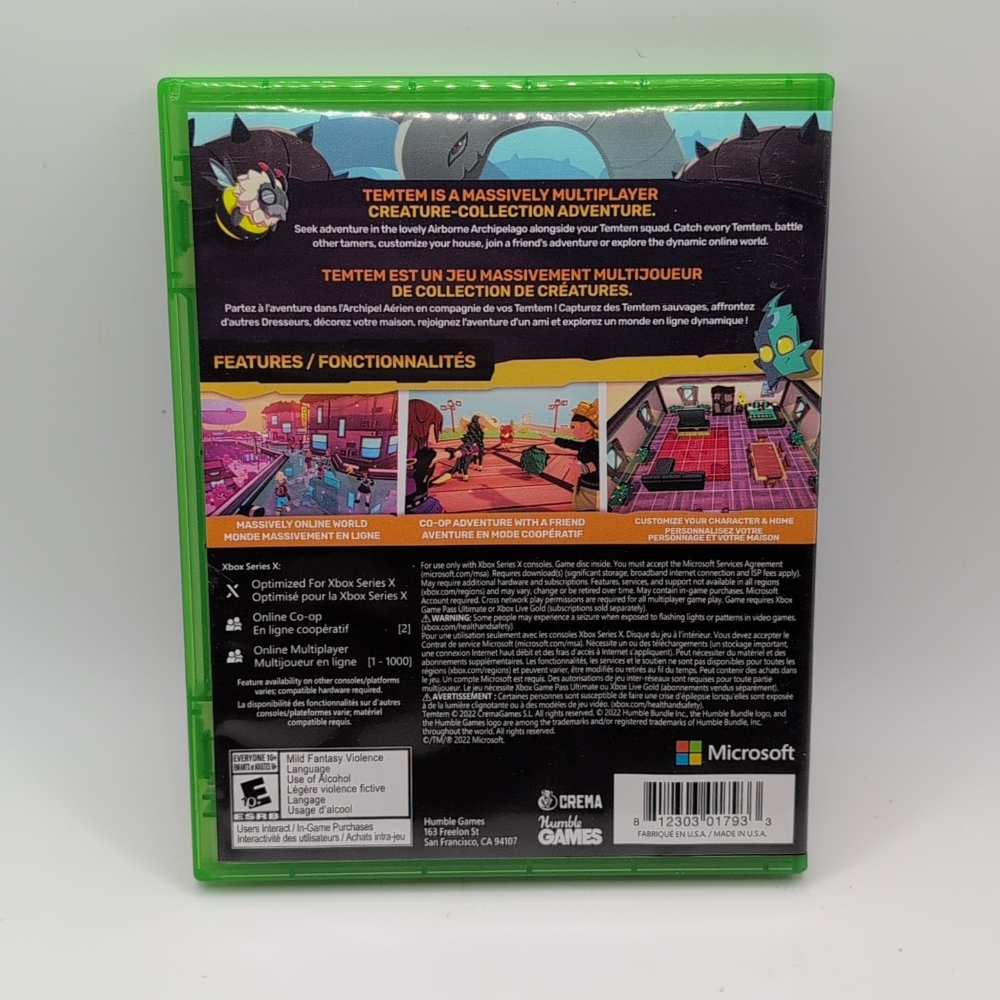 Temtem (Microsoft Xbox Series X) – Complete CIB, TESTED AND WORKING