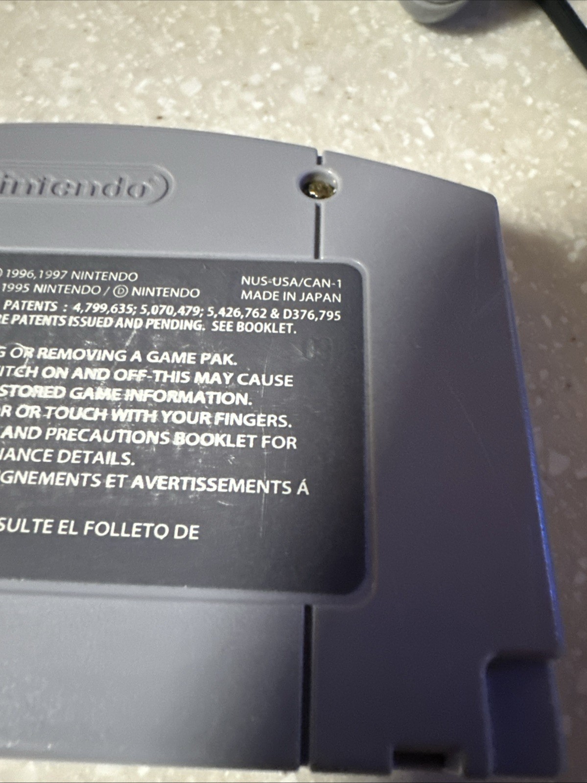 GoldenEye 007 (Nintendo 64 N64) Cartridge James Bond FPS Multiplayer 1997