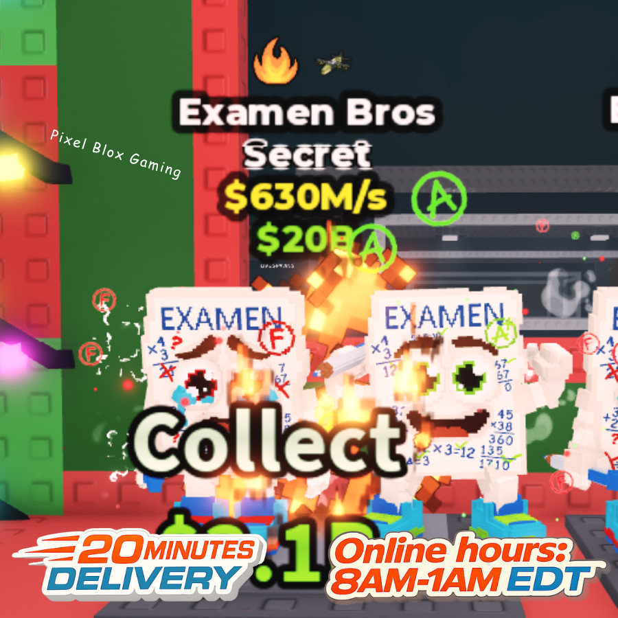 STEAL A BRAINROT 🧠Examen Bros 630M/s🧠Cheap+Fast Delivery🚀