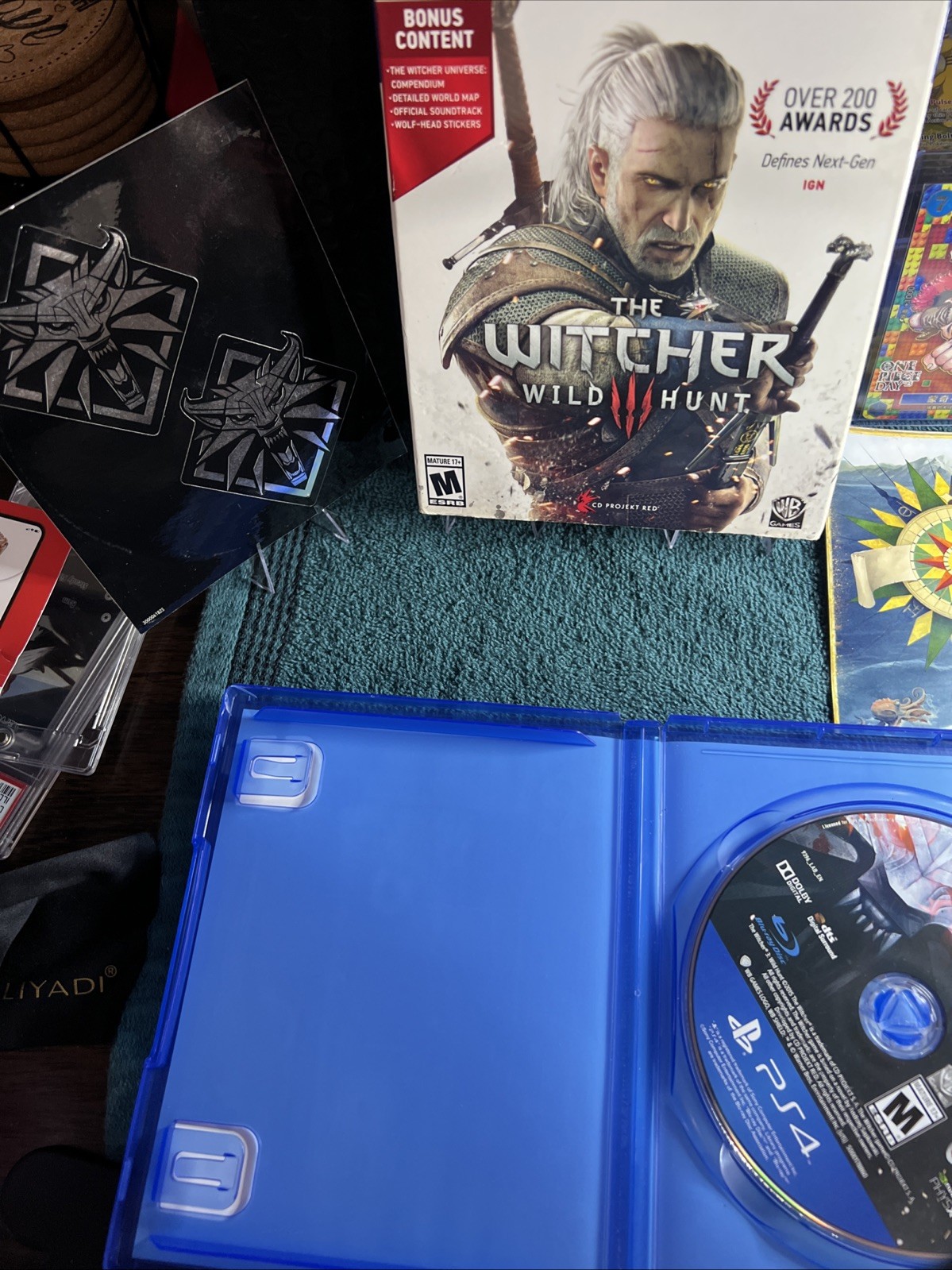 The Witcher 3 Wild Hunt (Sony PlayStation 4 PS4 2015) Complete W/Slipcover