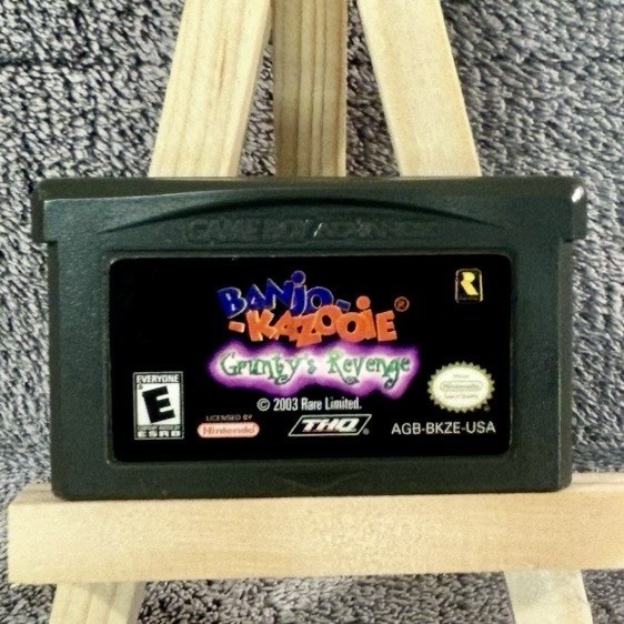 Banjo Kazooie Gruntys Revenge Nintendo Game Boy Advance GBA Tested OEM (2003)