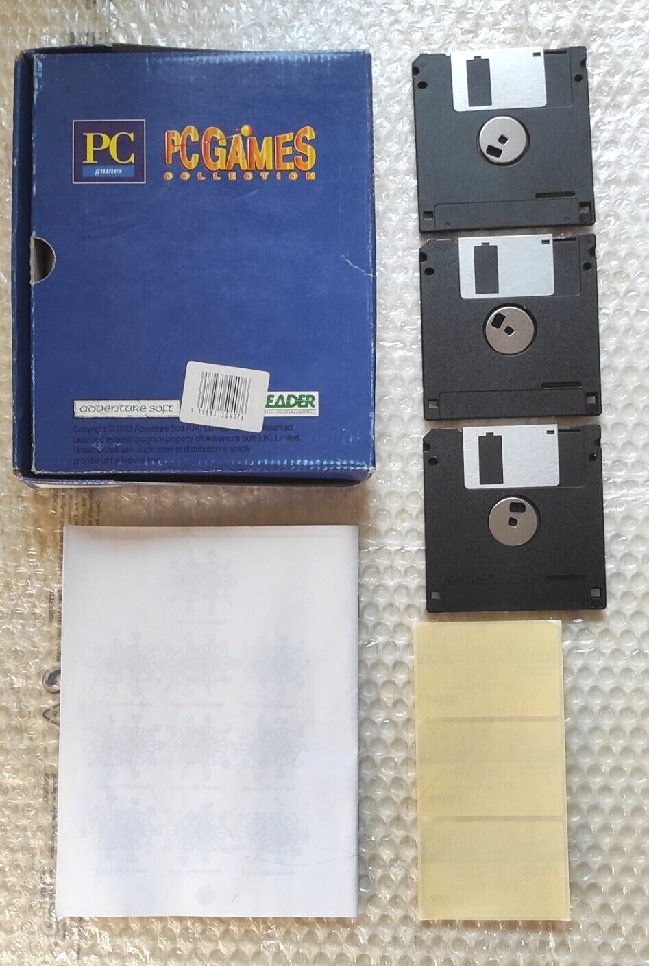 SIMON THE SORCERER Complete Box PC FLOPPY ORIGINAL LEADER Italy Retrogames PAL