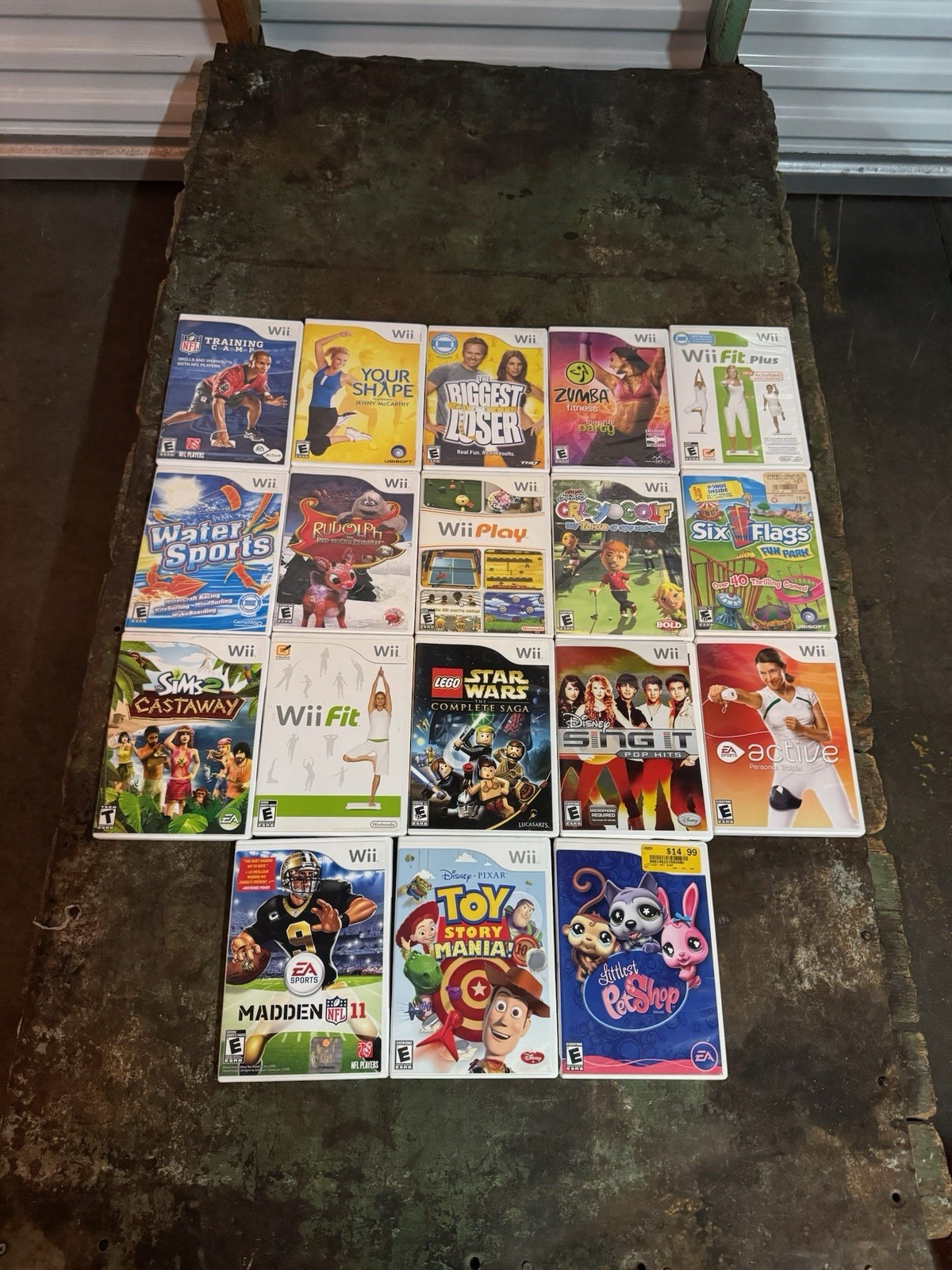 Lot of 18 Assorted Nintendo Wii Video Games Various Titles Tested