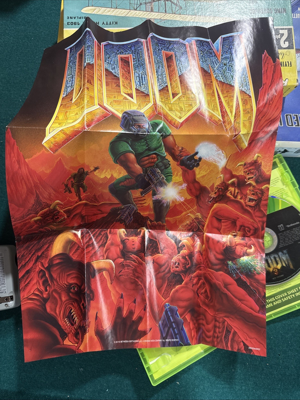 Doom 3 BFG Edition With Poster (Xbox One / Xbox 360, 2012) With Poster
