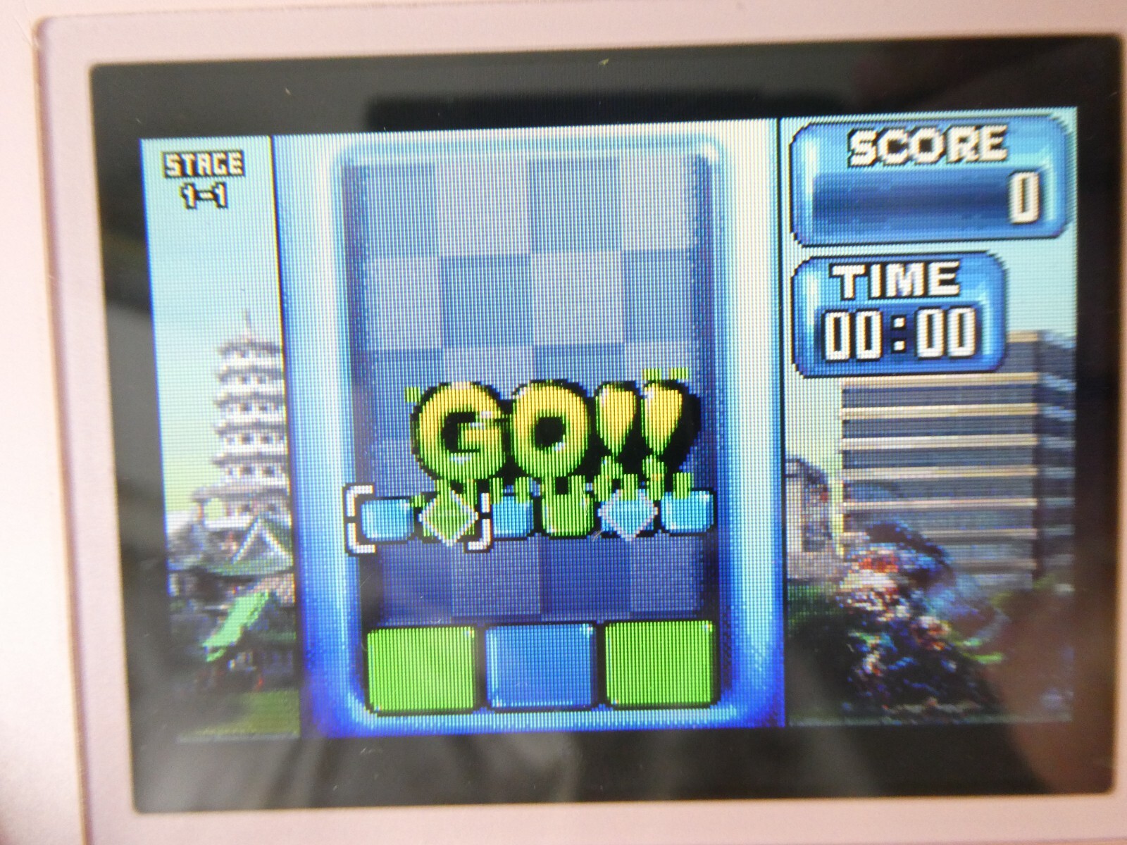 Rampage Puzzle Attack (Nintendo Game Boy Advance, 2001) Tested and working