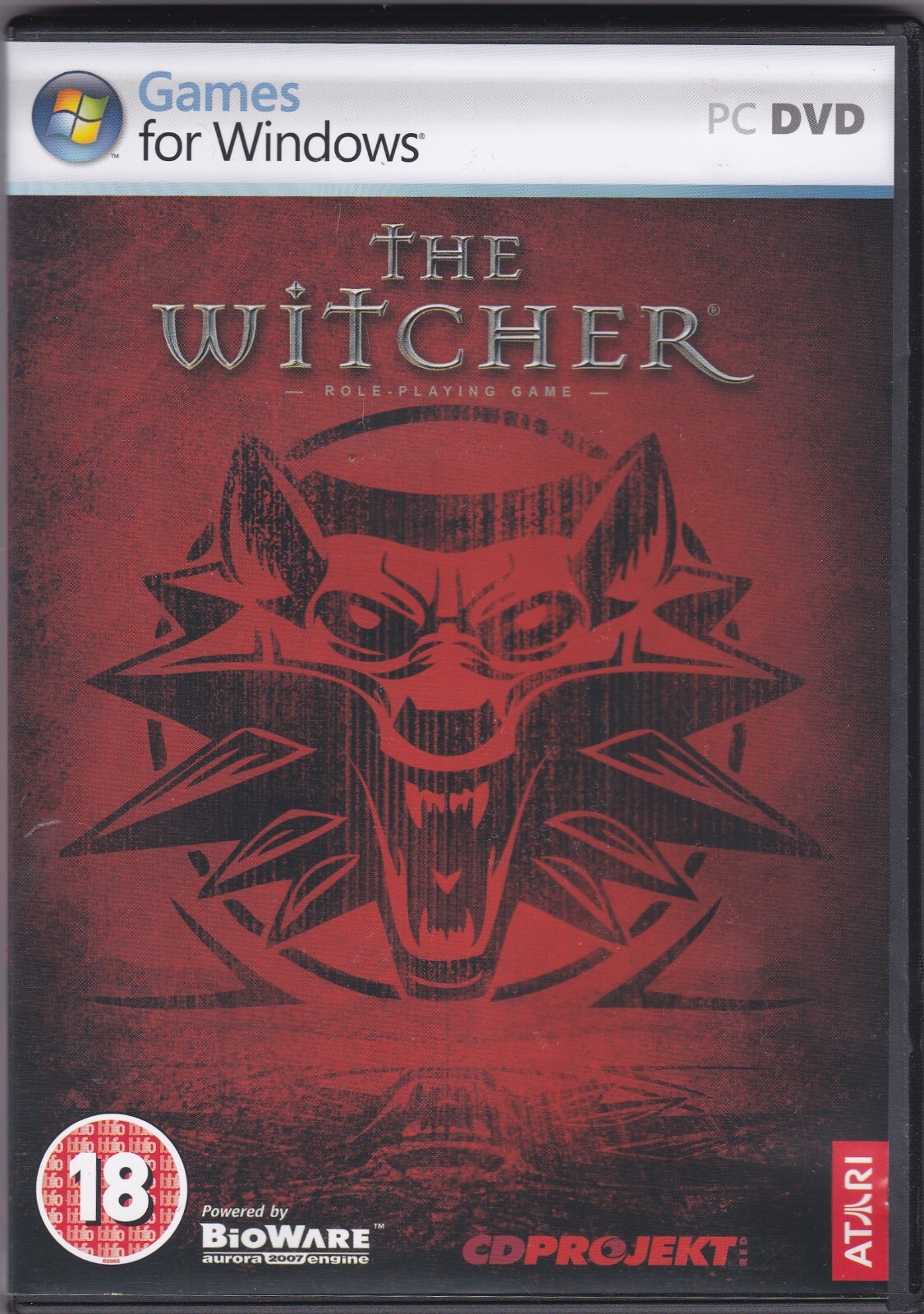 PC DVD Game – The Witcher (R18 + Book Atari for Windows)