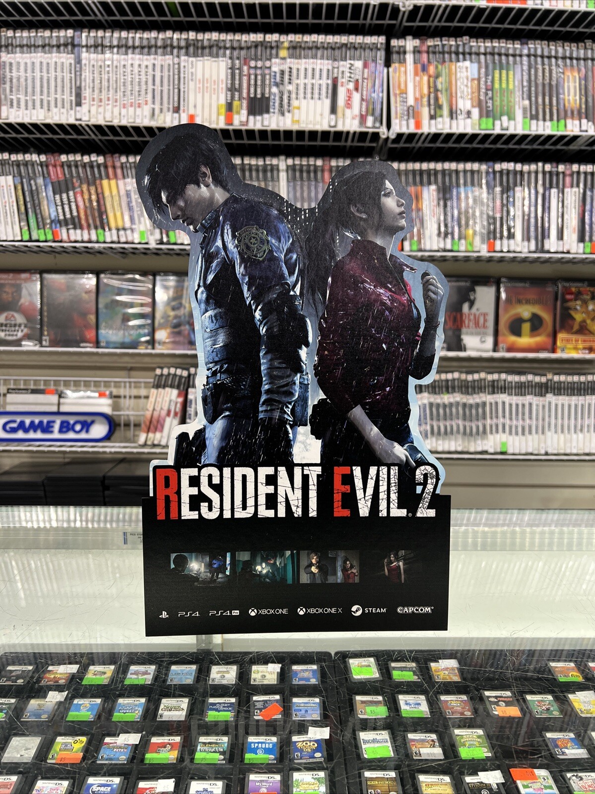 Resident Evil 2 Remaster Standee! Countertop Display