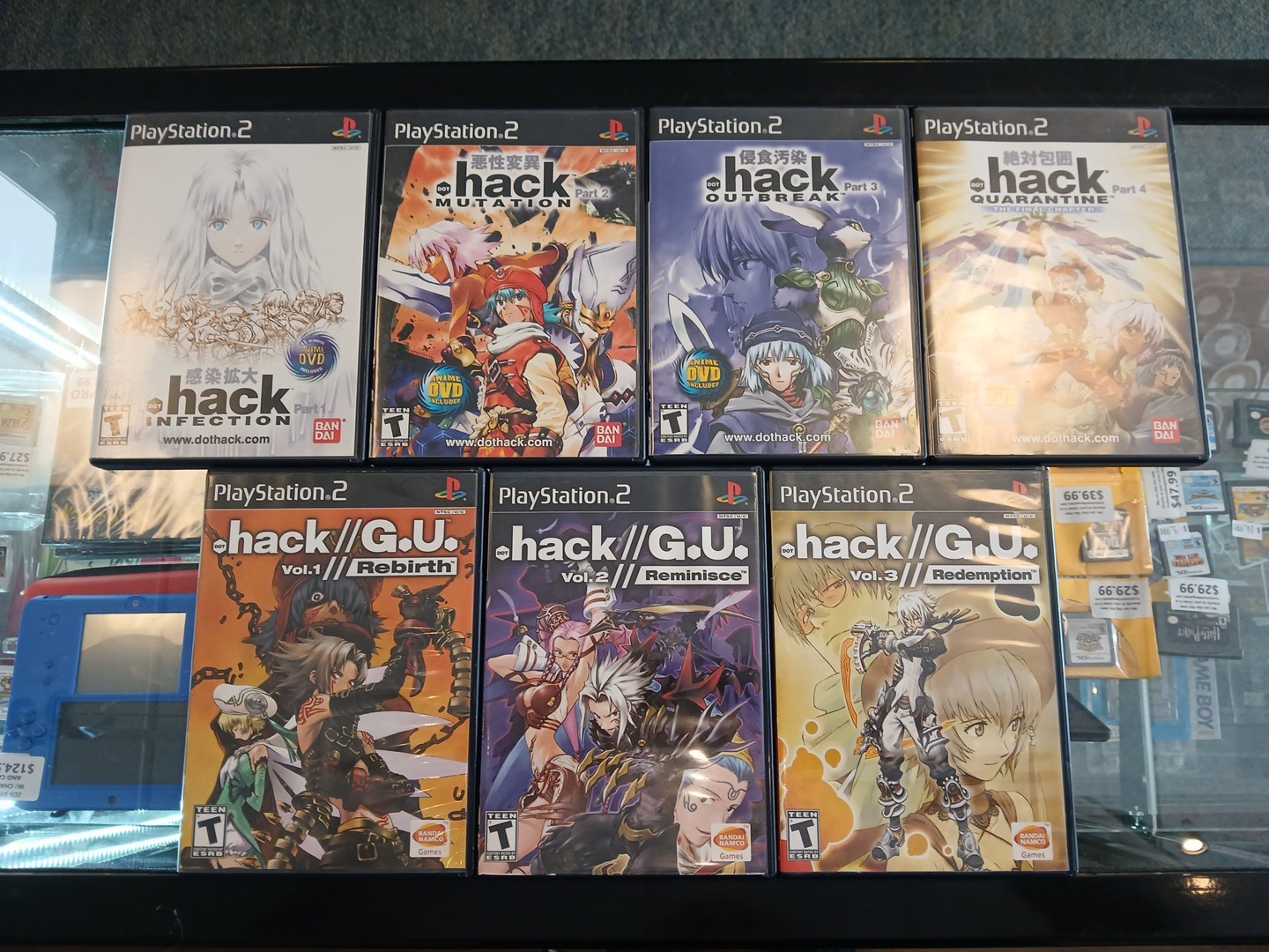 DOT .Hack & G.U. PS2 Series Infection Mutation Outbreak Quarantine COMPLETE Sony