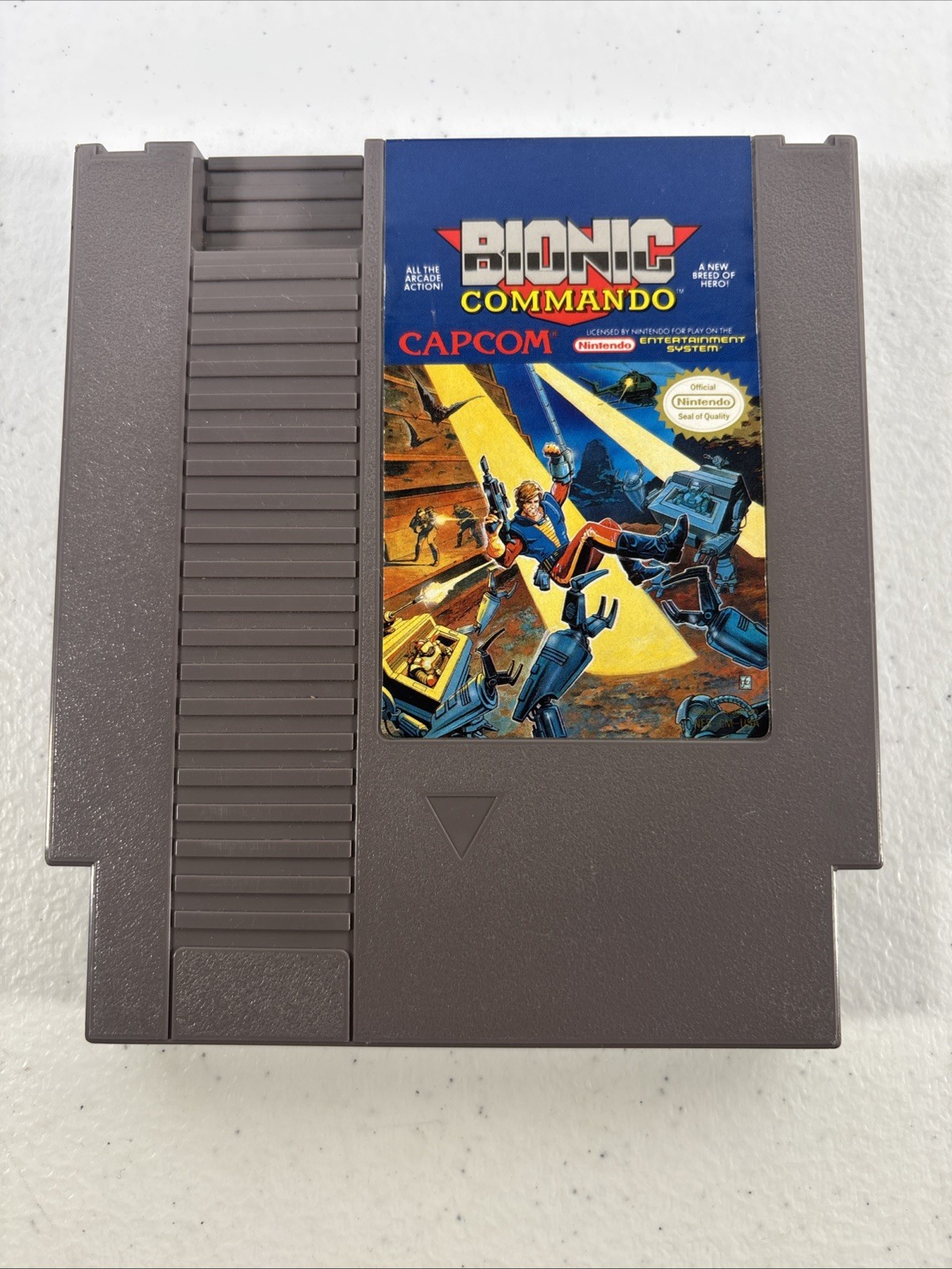 Bionic Commando – Nintendo NES, 1988 Authentic Game Cartridge – Tested
