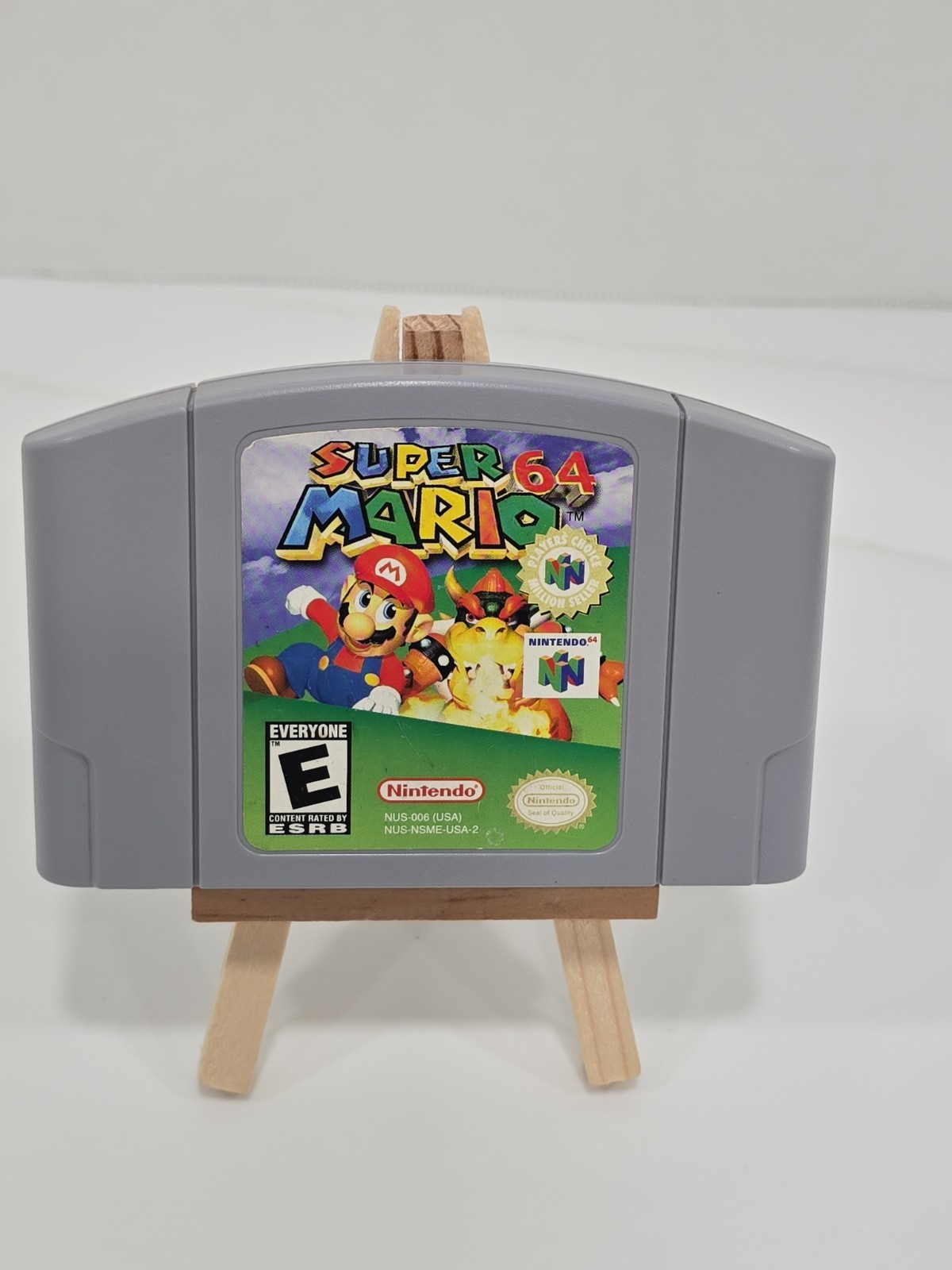🎮 Super Mario 64 Nintendo 64 NUS-NSME-USA-2 Authentic N64 Cartride TESTED VGC