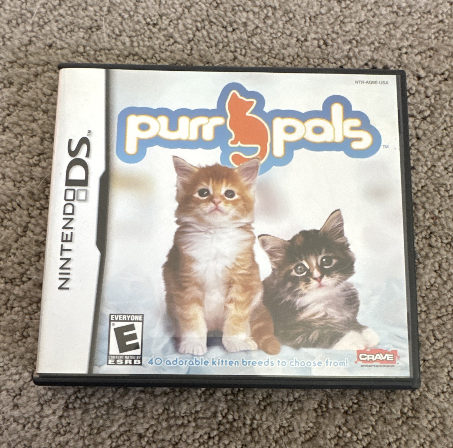 Crave Entertainment Purr Pals Nintendo DS w/ Manual Multiplayer NTSC-U/C E 2006