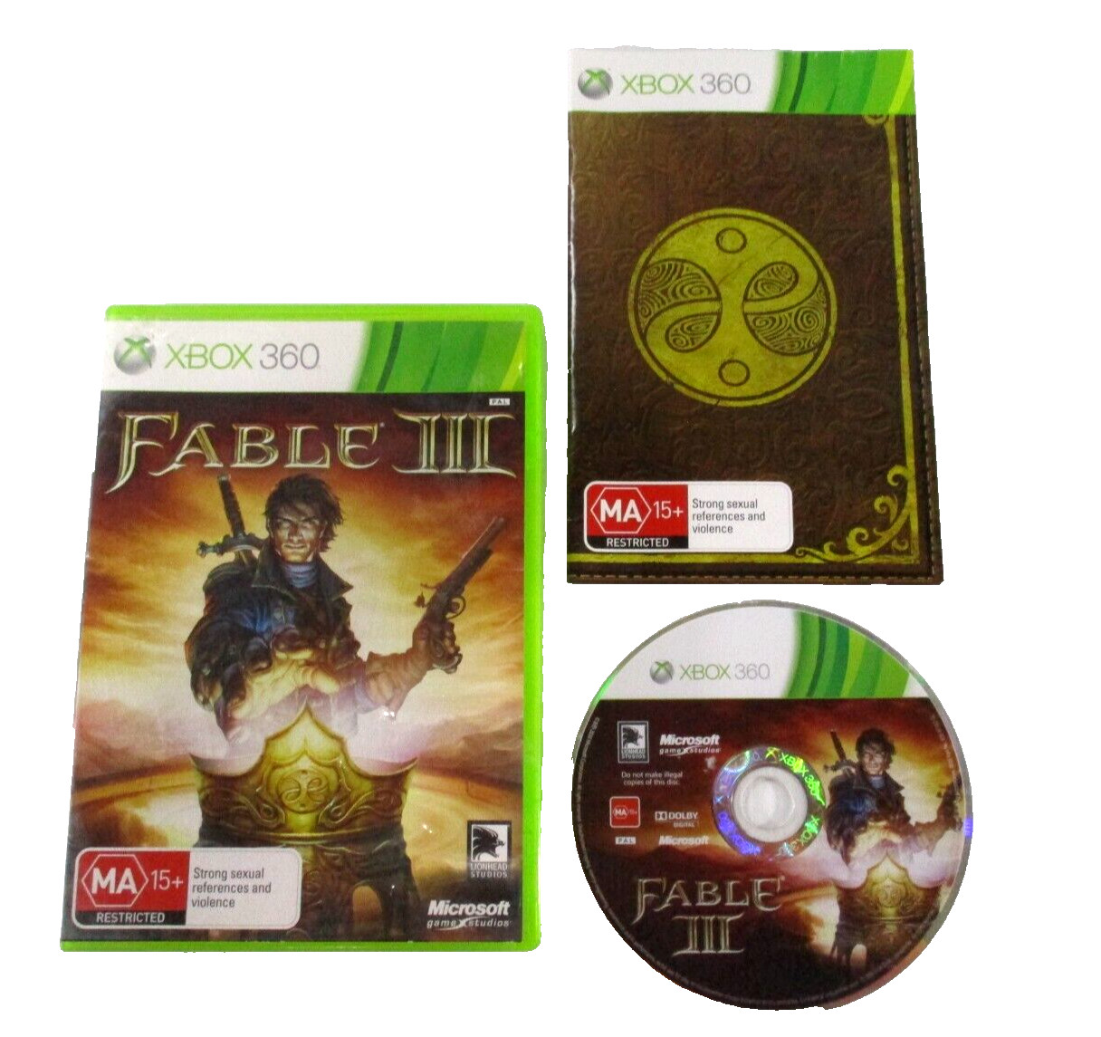 Fable III XBOX 360 MA15+ PAL R4 2010 Microsoft Corporation Complete Game Tested