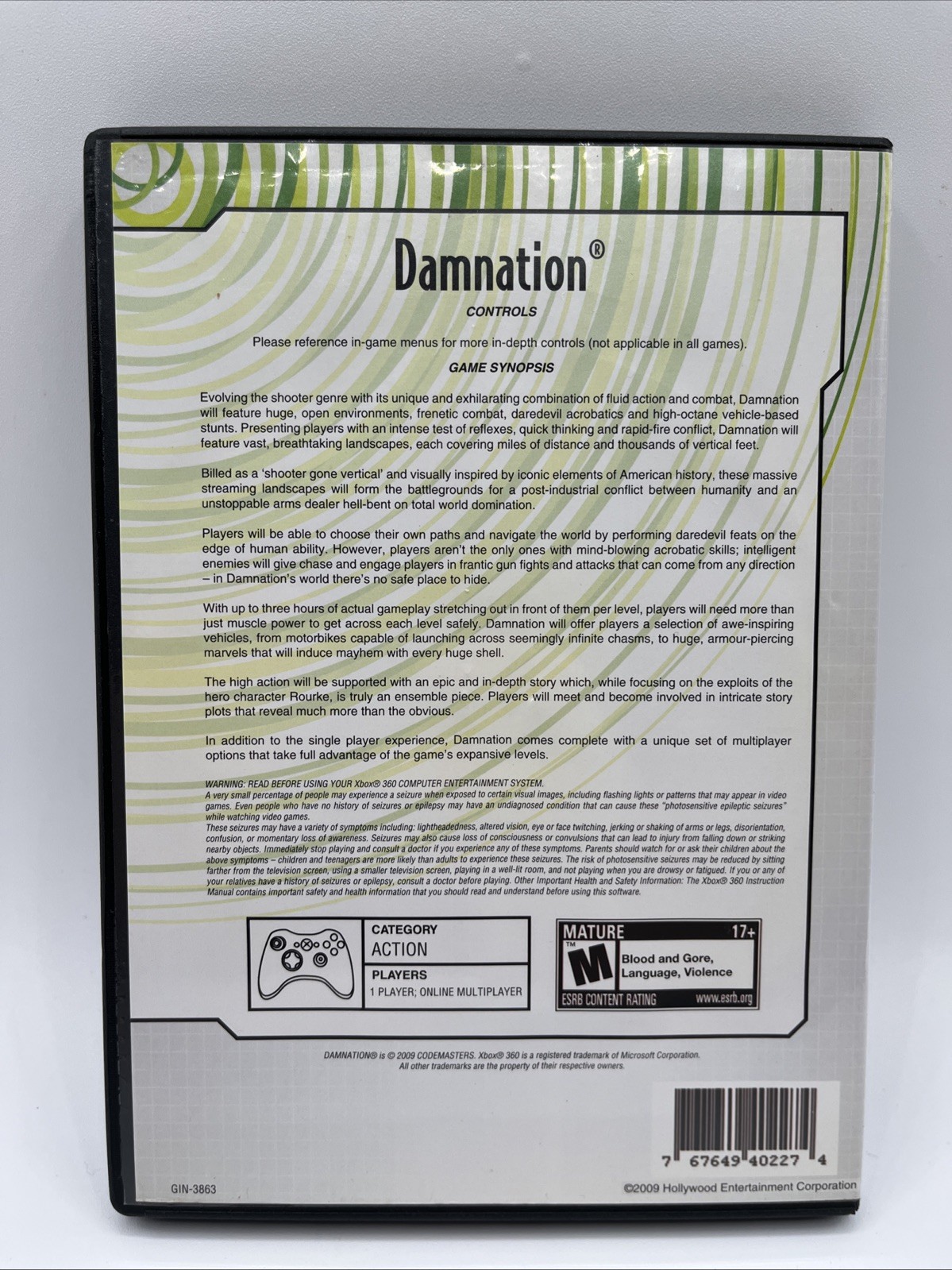 Damnation – Microsoft Xbox 360