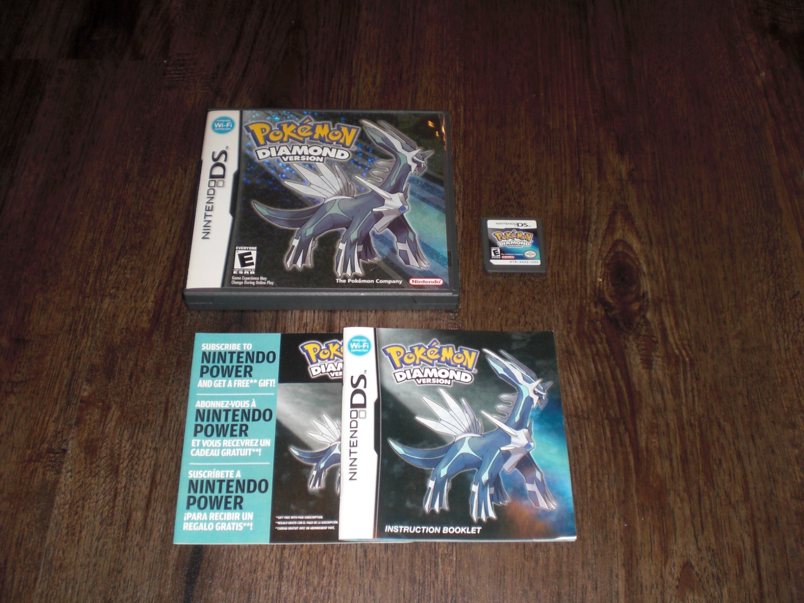AUTHENTIC Pokemon Diamond Version Game 4 Nintendo DS 3DS XL System COMPLETE CIB