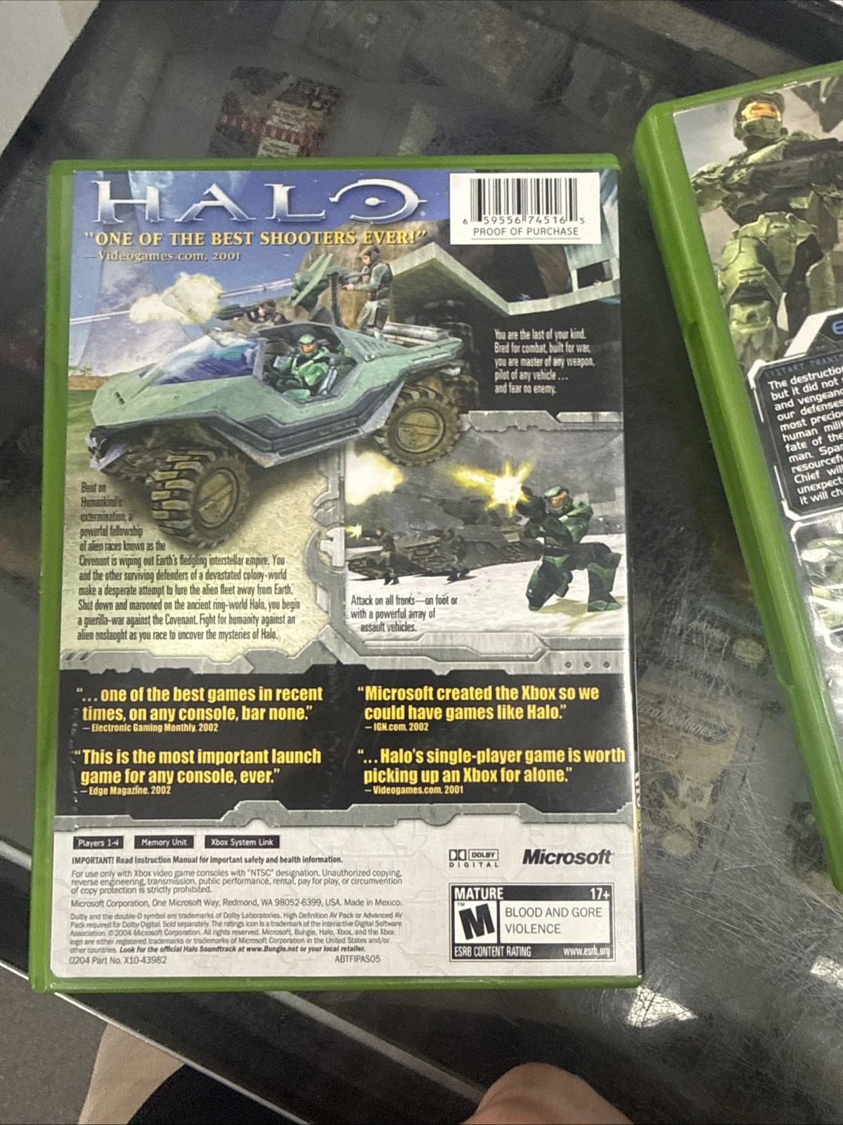 Halo: Combat Evolved 1 & 2 Bundle (Microsoft Xbox, 2001) Original Xbox