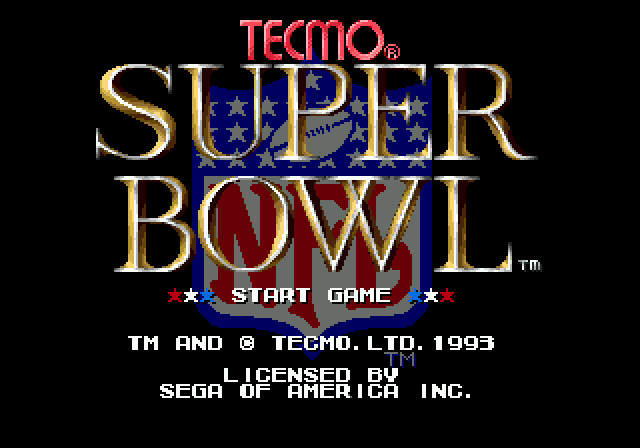 Tecmo Super Bowl – Sega Genesis Game Only