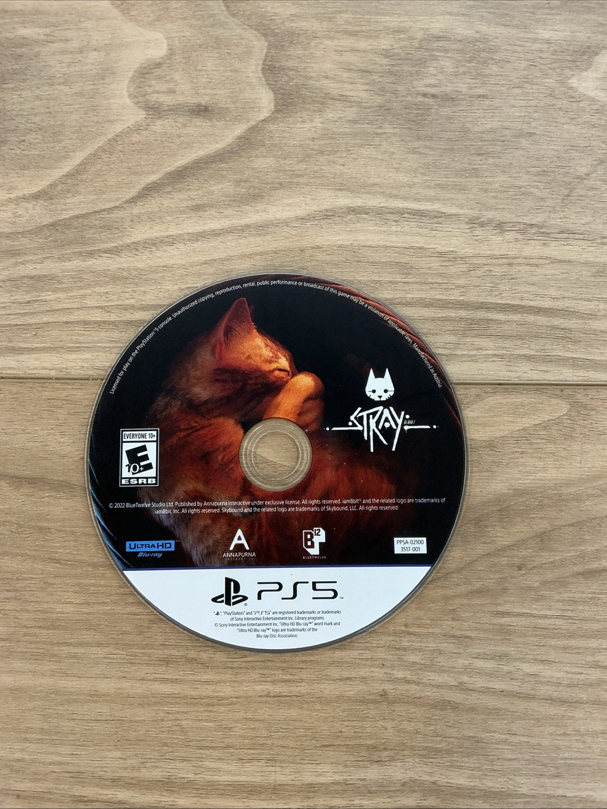 Stray Game Playstation 5 PS5 Disc Only Tested