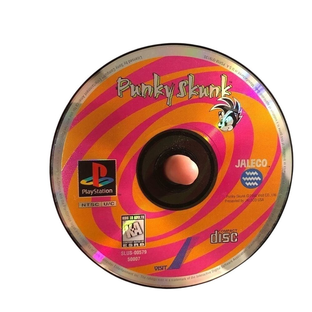 Punky Skunk Sony PlayStation PS1 1998 Disc Only