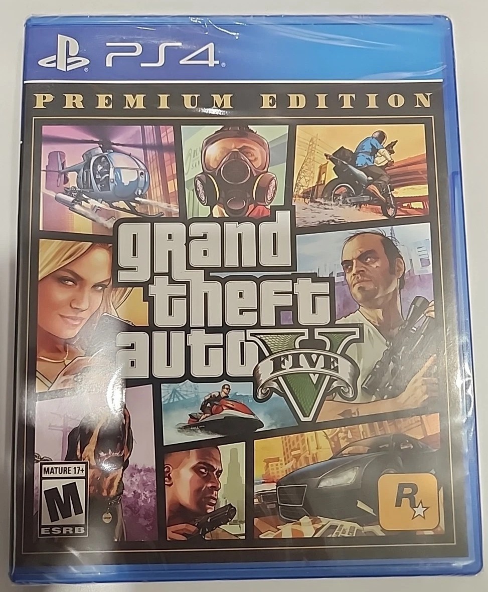 Grand Theft Auto V [Premium Edition] PS4 Brand New Game (2018 Action)
