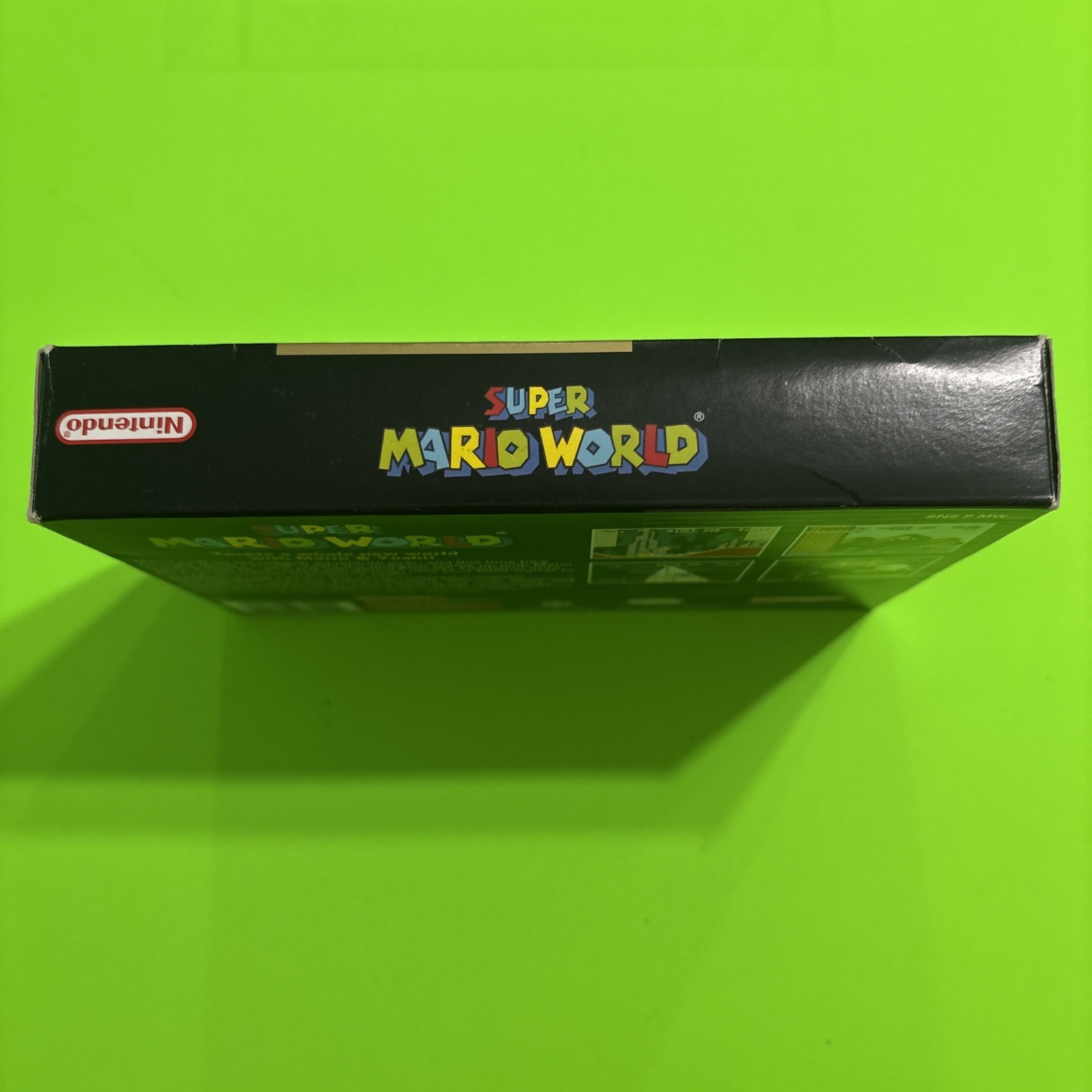 Super Mario World (Super Nintendo, 1991) Complete In Box Players Choice SNES