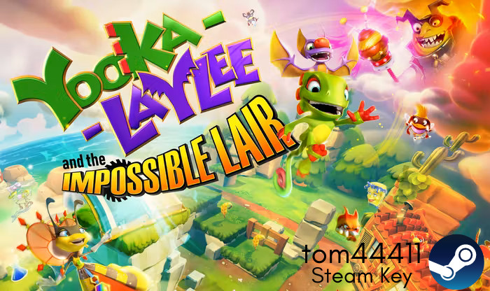 Yooka-Laylee and the Impossible Lair – Region Free Steam Key (No CD/DVD)