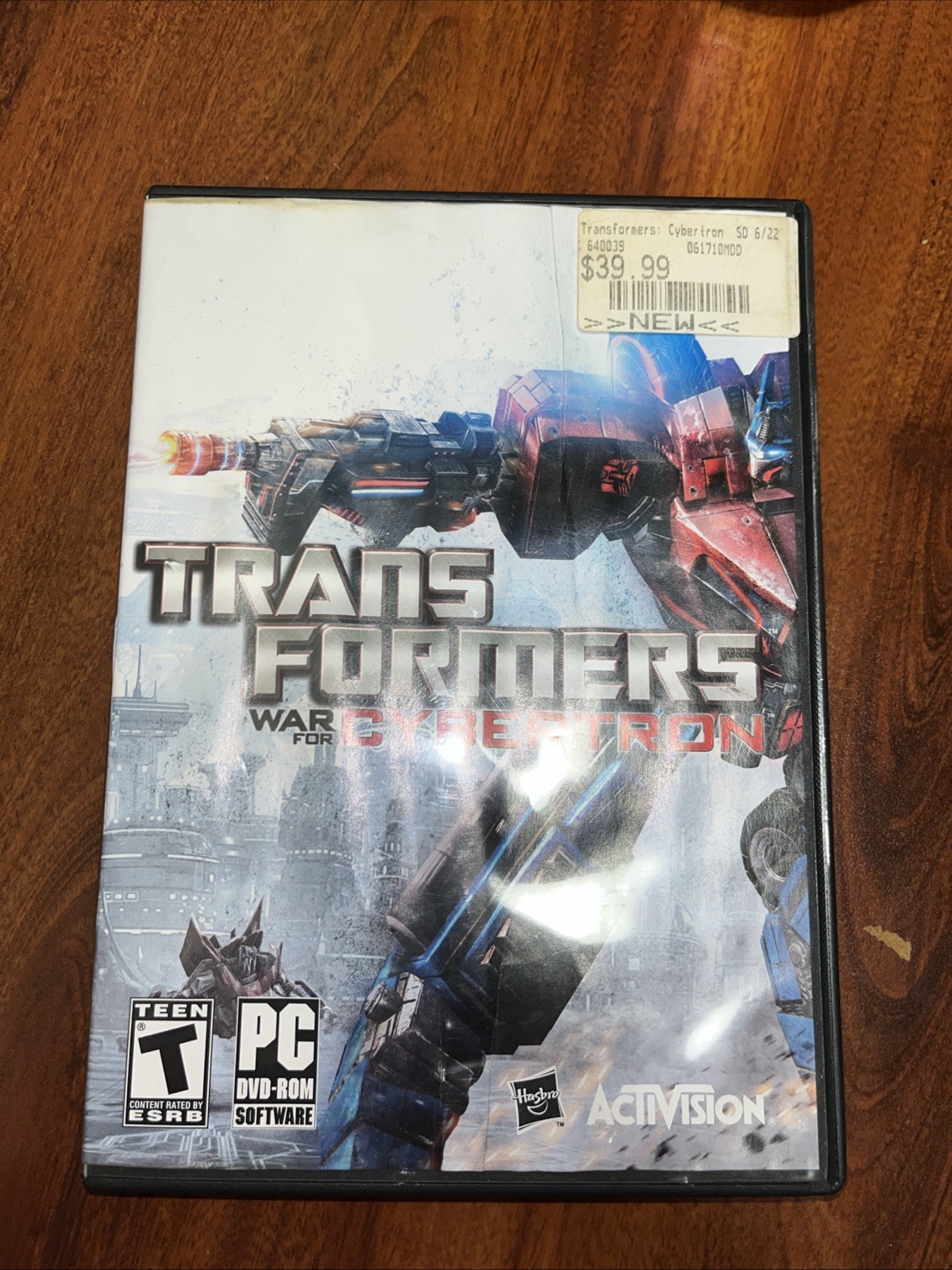 Transformers War For Cybertron PC DVD-ROM Game & Key Code