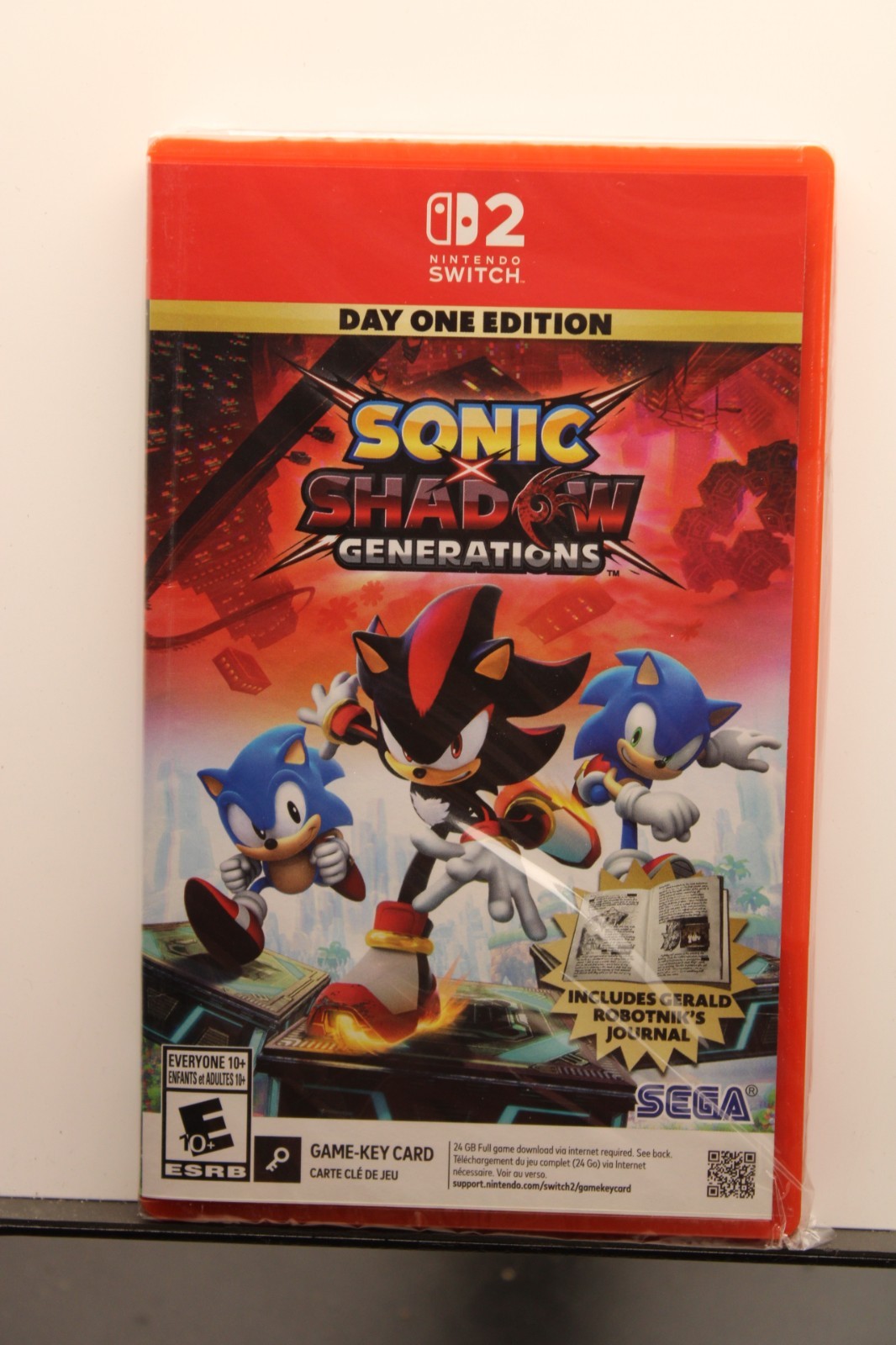 Sonic X Shadow Generations for Nintendo Switch 2 (Game-Key Card) NEW SEALED CASE