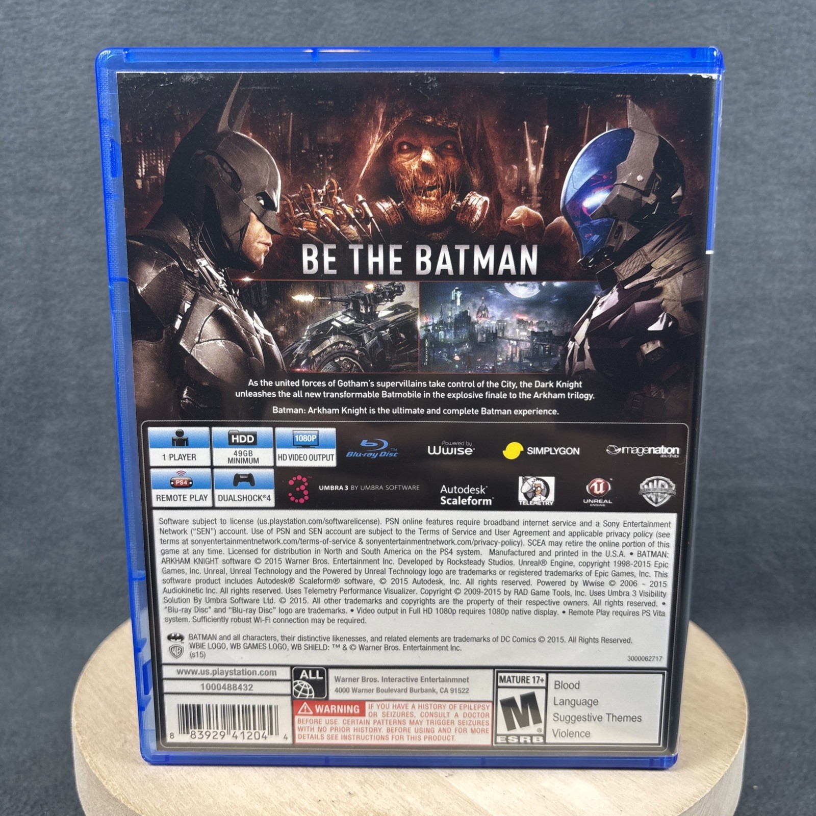 PlayStation 4 – Batman: Arkham Knight – Complete – Refurbished, Excellent