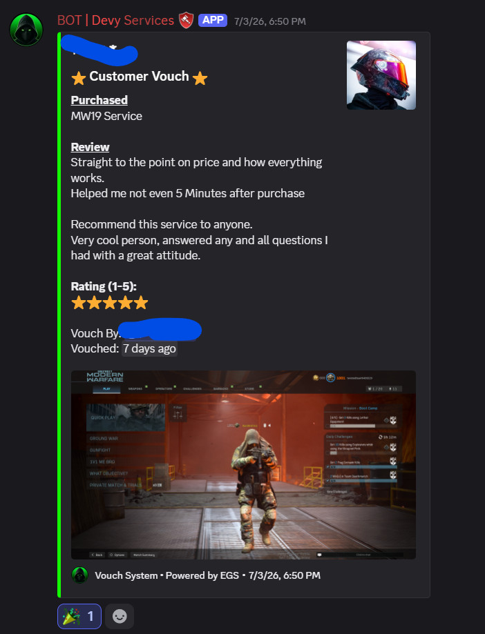 MW2019: MAX RANK LVL 1000 + CW CAMOS + MW ALL TROPHIES (& MORE)