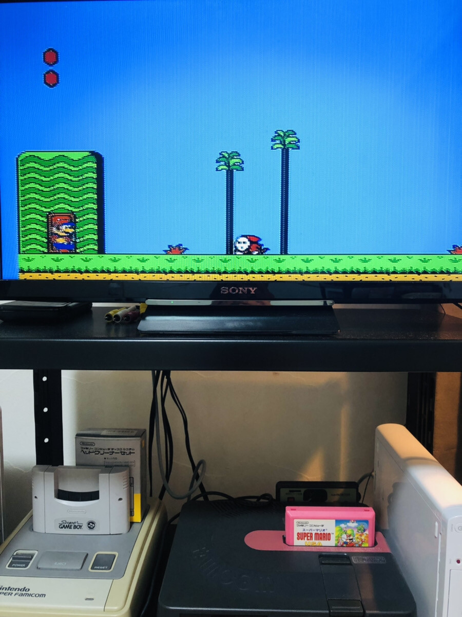Lot of 4 Mario Series Nintendo Famicom NES Japanese Version Action Retro Games