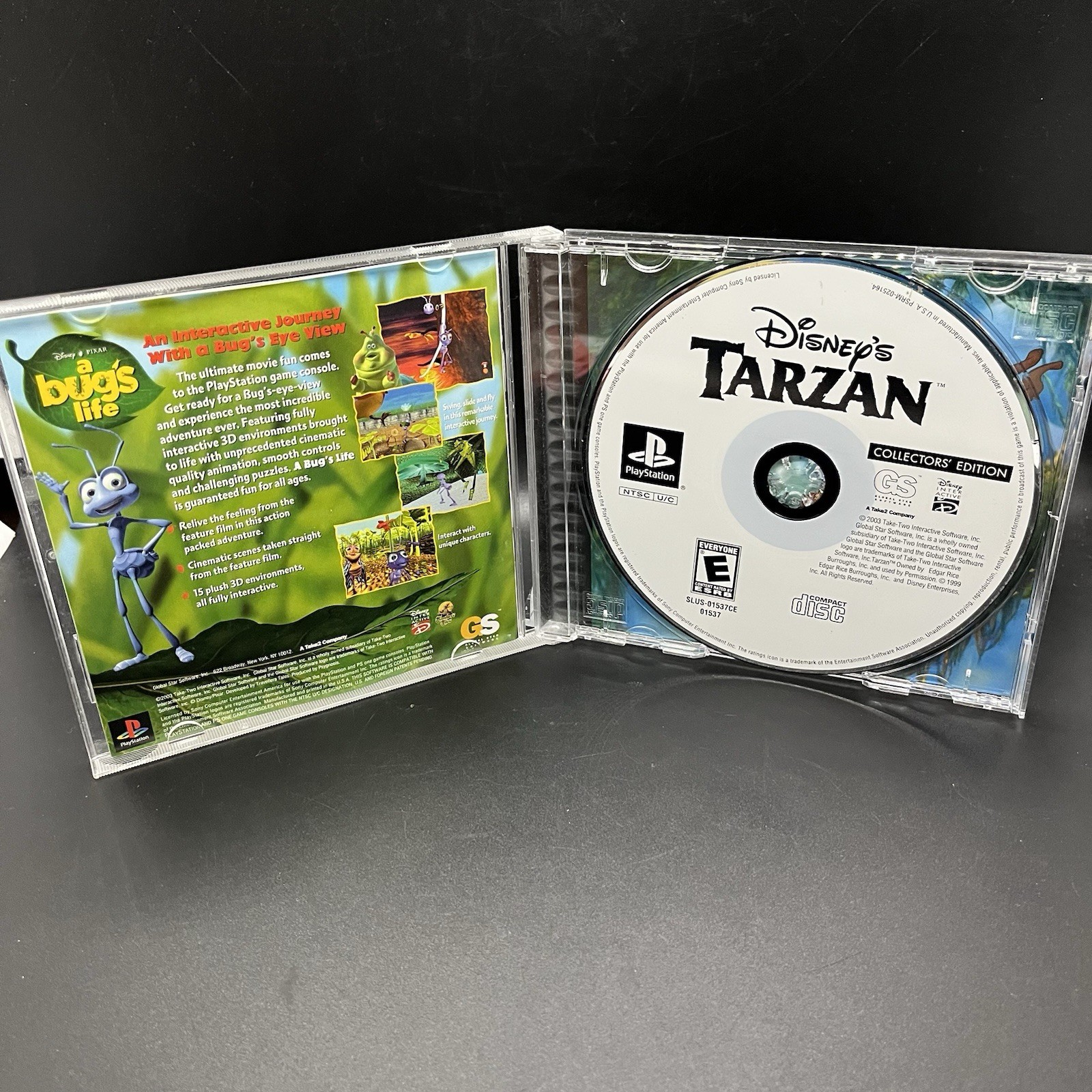 Playstation PS1 Disney’s Tarzan Game Collector’s Edition Complete CIB Tested