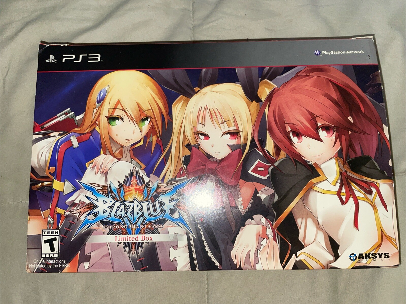 BlazBlue: Chrono Phantasma — Limited Box -Read Description (Sony Playstation 3)