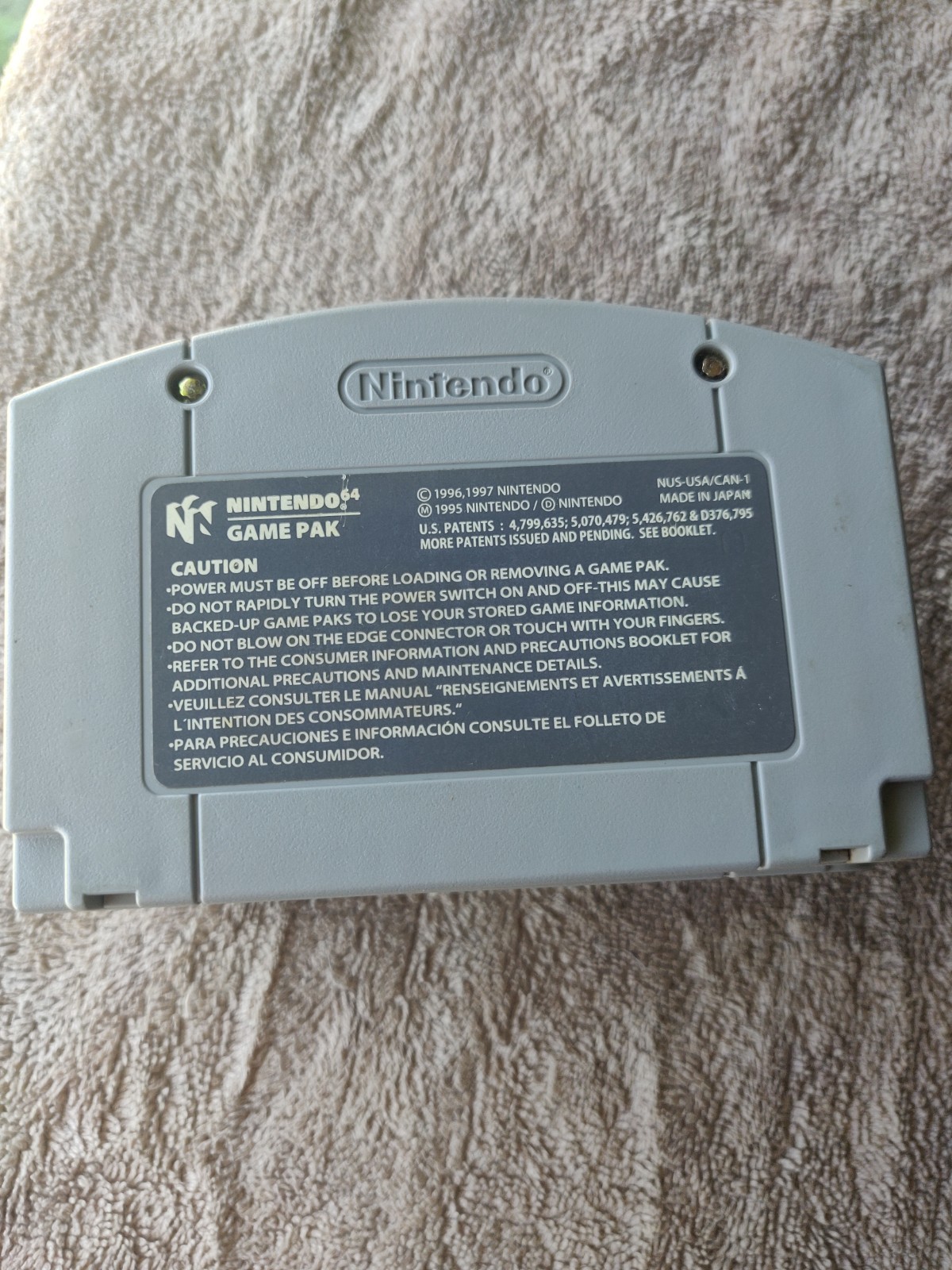 Authentic Original N64 ” Mario Party 3 ” Video Game Tested Working Nintendo 64