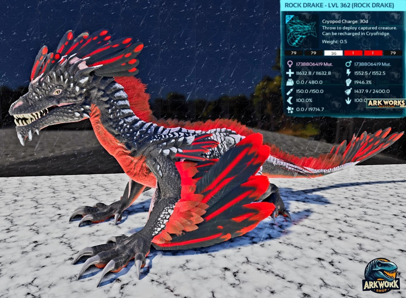 🦖ARK Survival Ascended Harley Quinn Top Stats PVE PS5/XBOX/PC