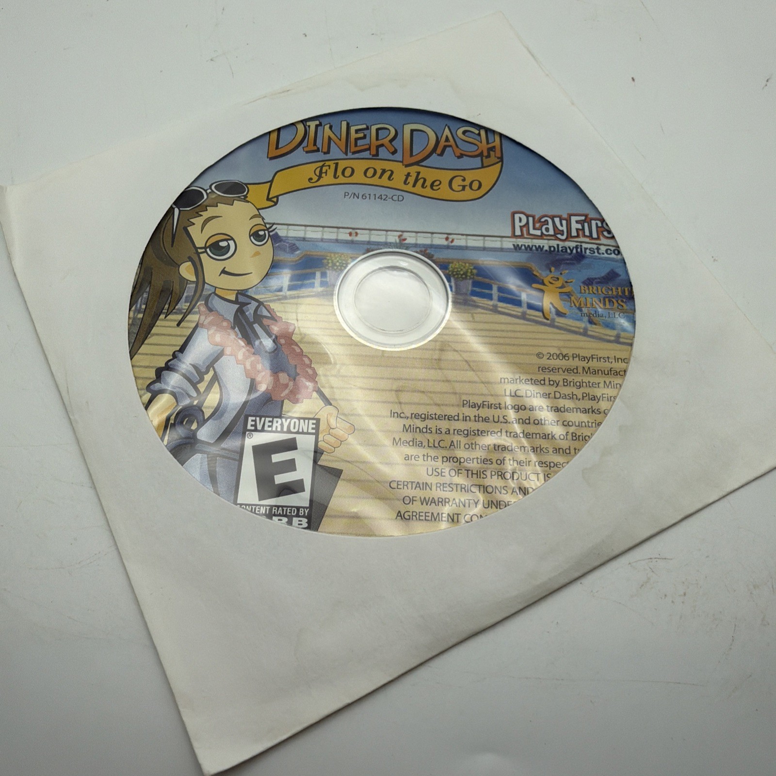 Diner Dash: Flo on the Go CD-ROM Game By PlayFirst. PC/MAC 2006 DISC ONLY