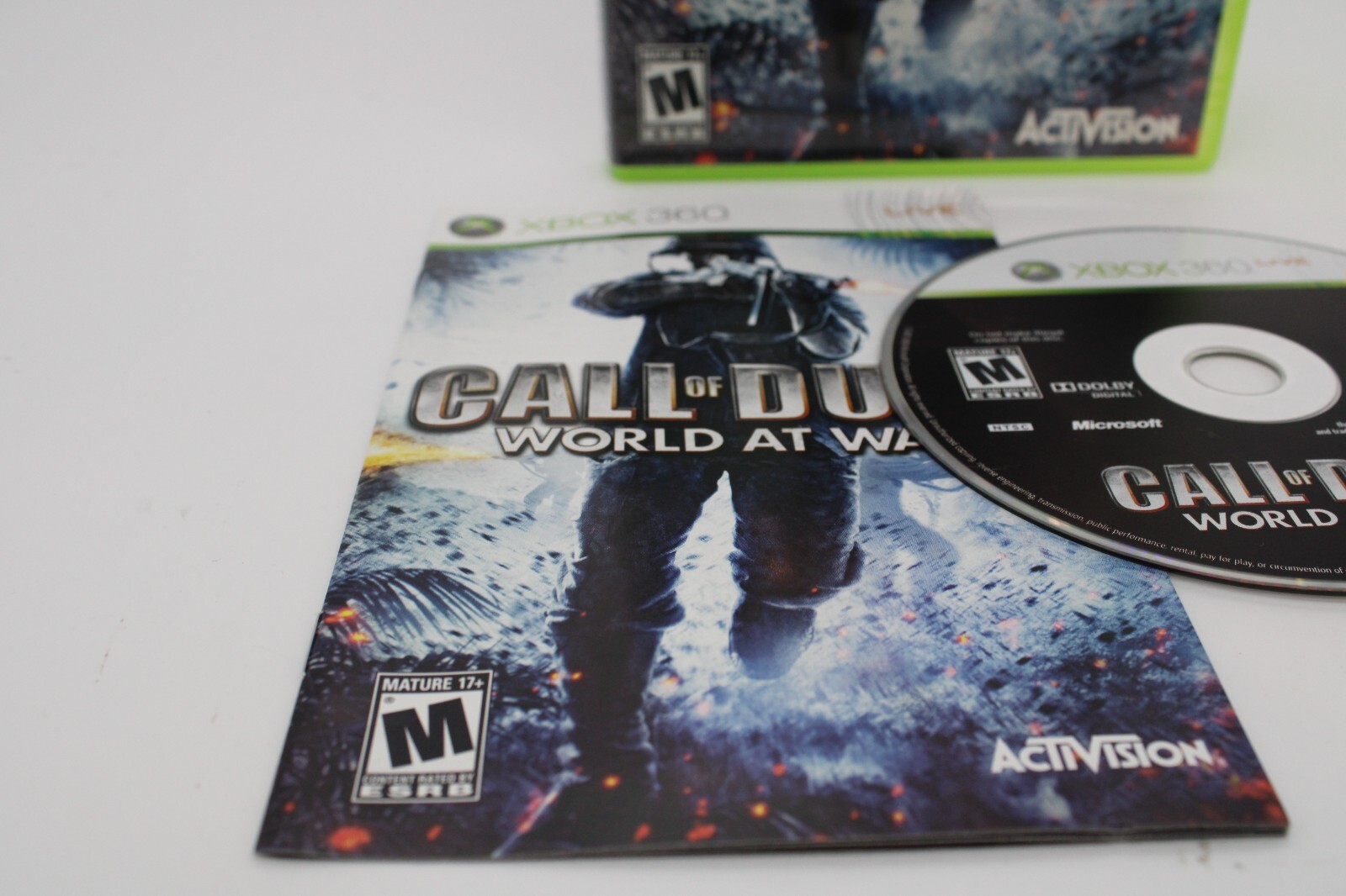 Refurbished Xbox 360 Call of Duty World at War Complete CIB Tested Excellent