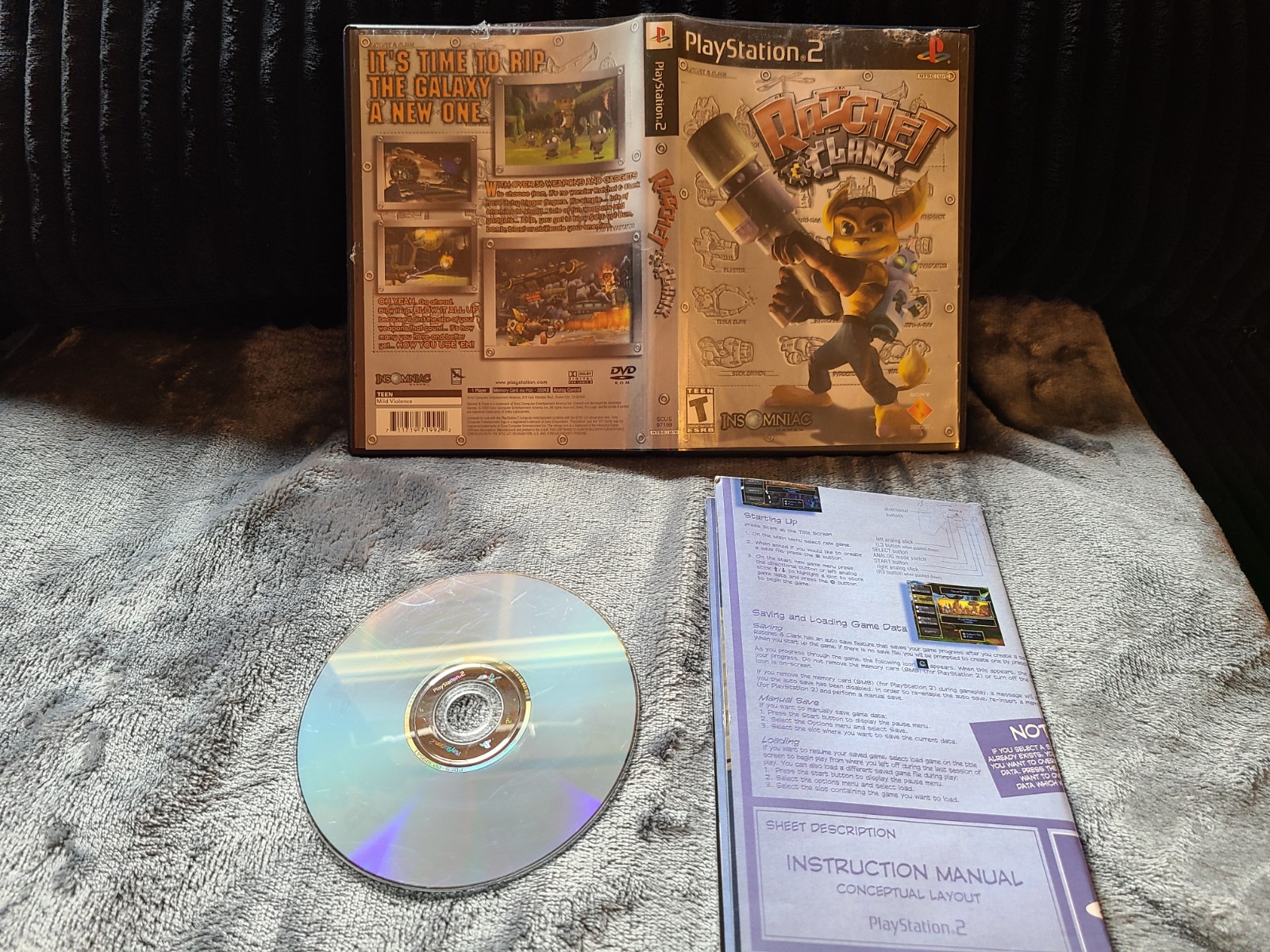 Ratchet & Clank PS2 PLAYSTATION 2 – TESTED. WITH MANUAL