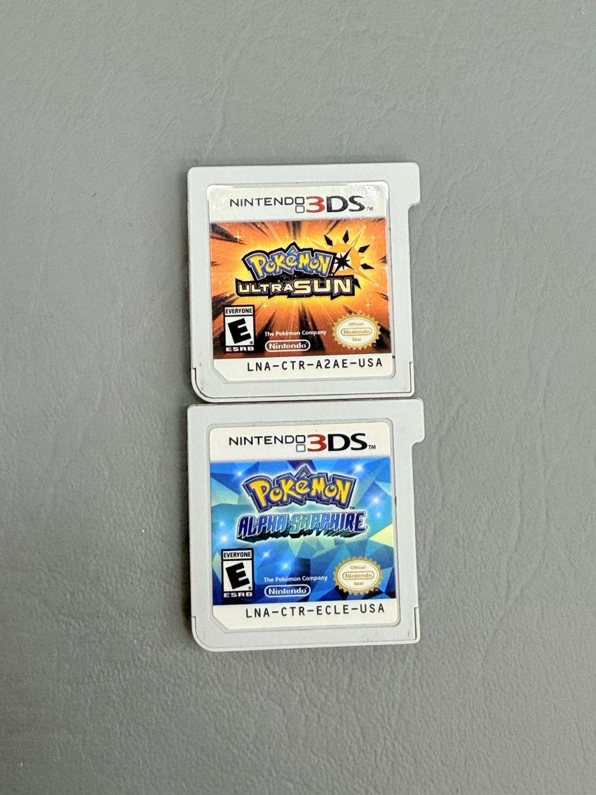 Pokemon Alpha Sapphire + Ultra Sun 3DS Cartridge (Loose)